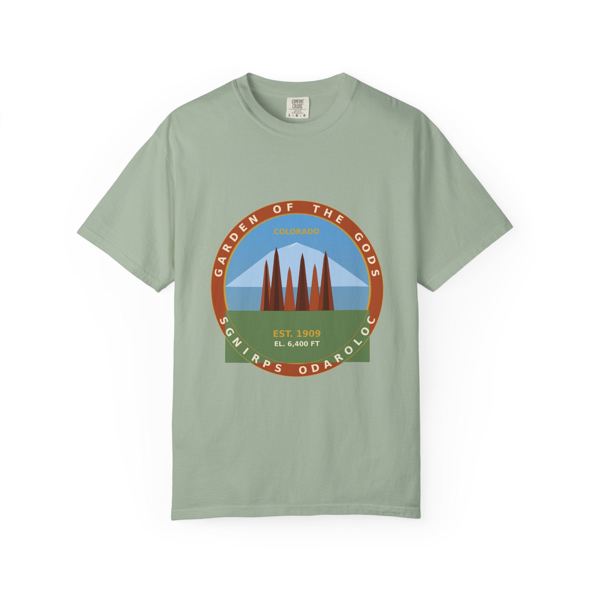 Garden of the Gods Colorado Badge T-Shirt