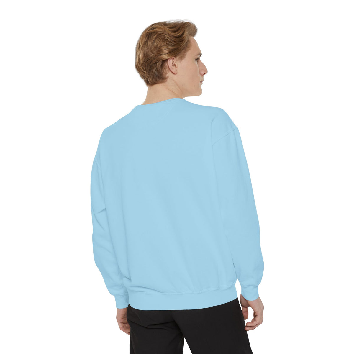 Cozy Ghost Crewneck Sweatshirt | Cold Hands Warm Mugs Fall Coffee Art | Comfort Colors Garment Dyed