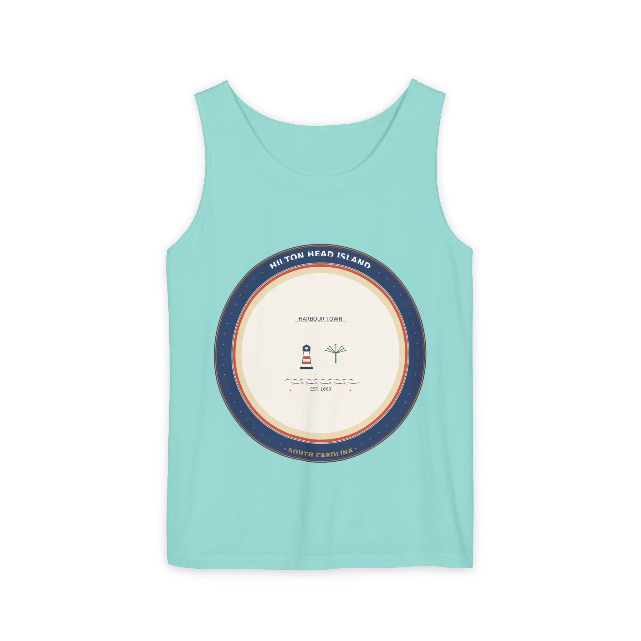 Hilton Head Island Tank Top | Comfort Colors | Coastal Summer