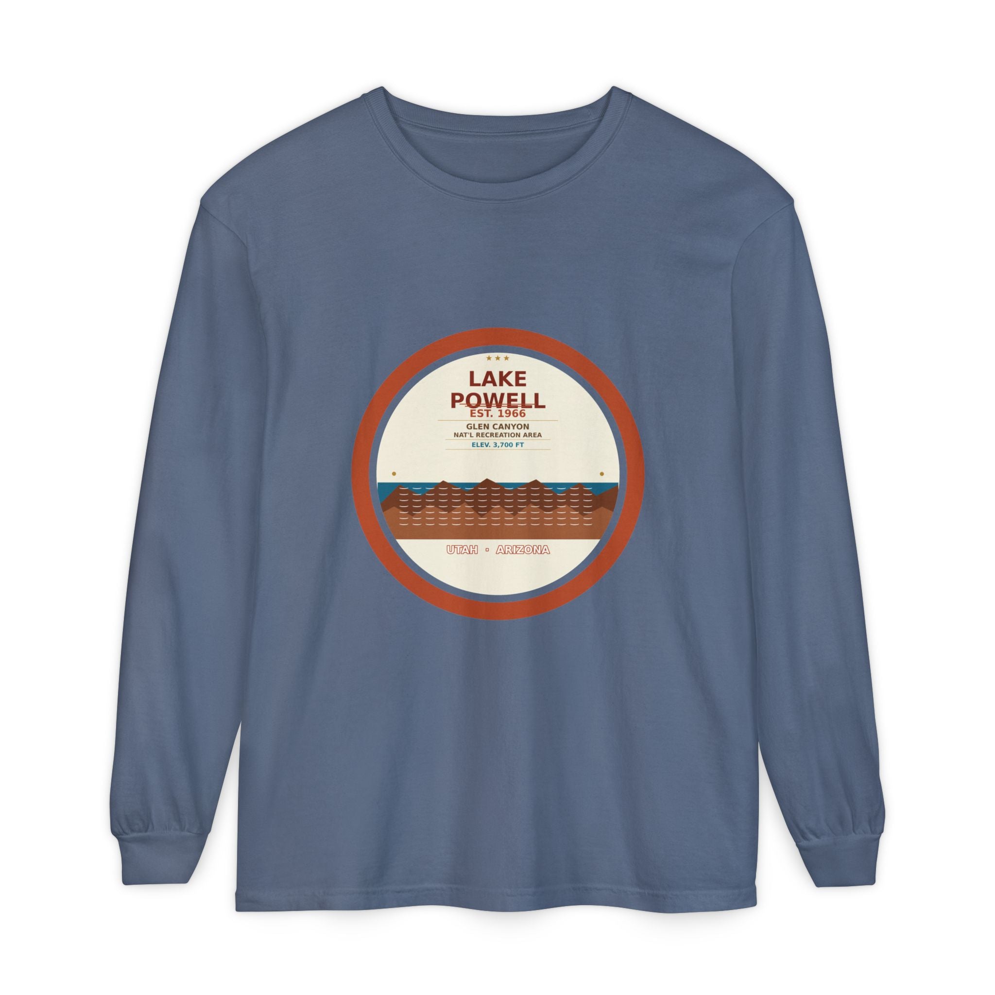Lake Powell Desert Badge Long Sleeve | Comfort Colors 6014