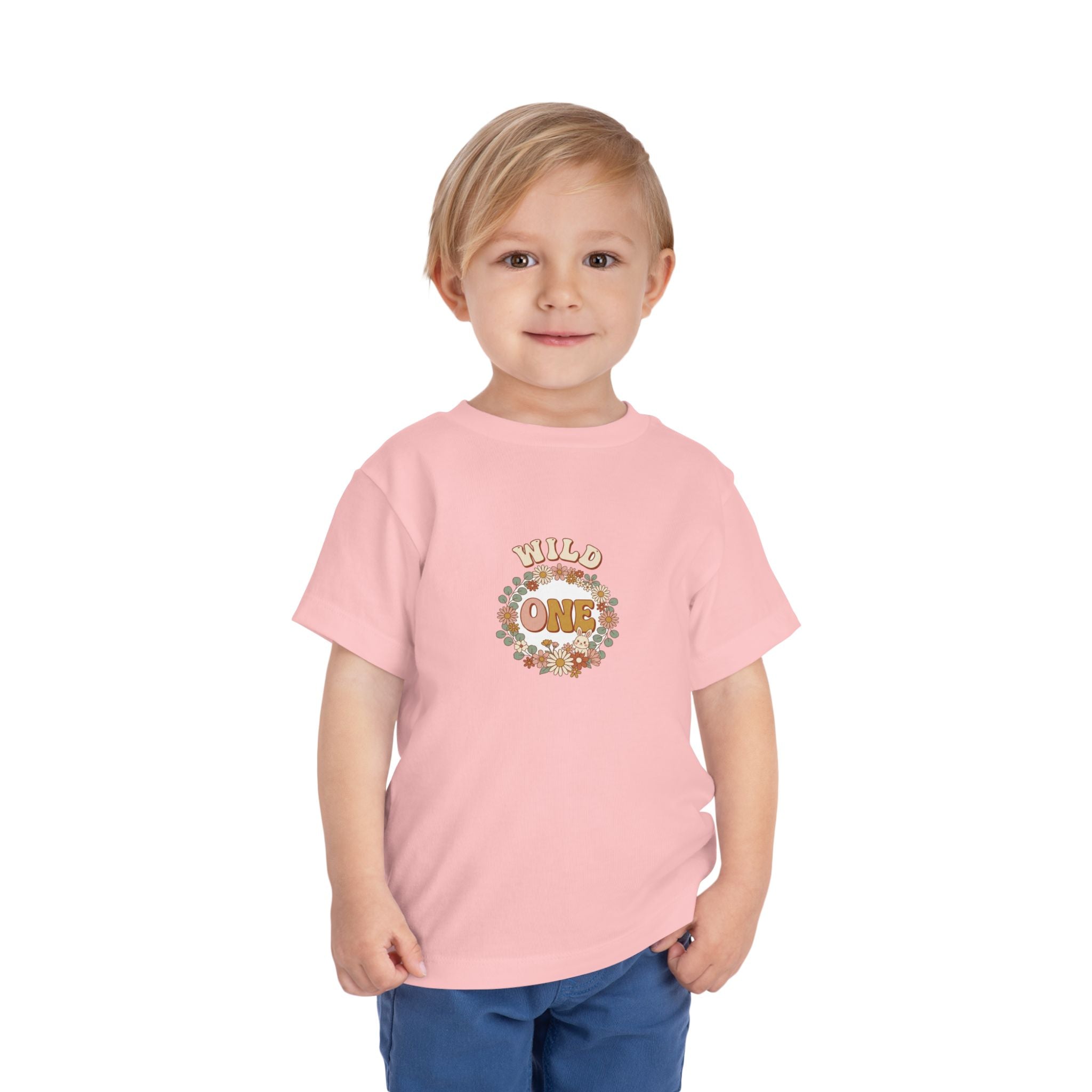 Wild One 1st Birthday Toddler Shirt Boho Bunny Tee