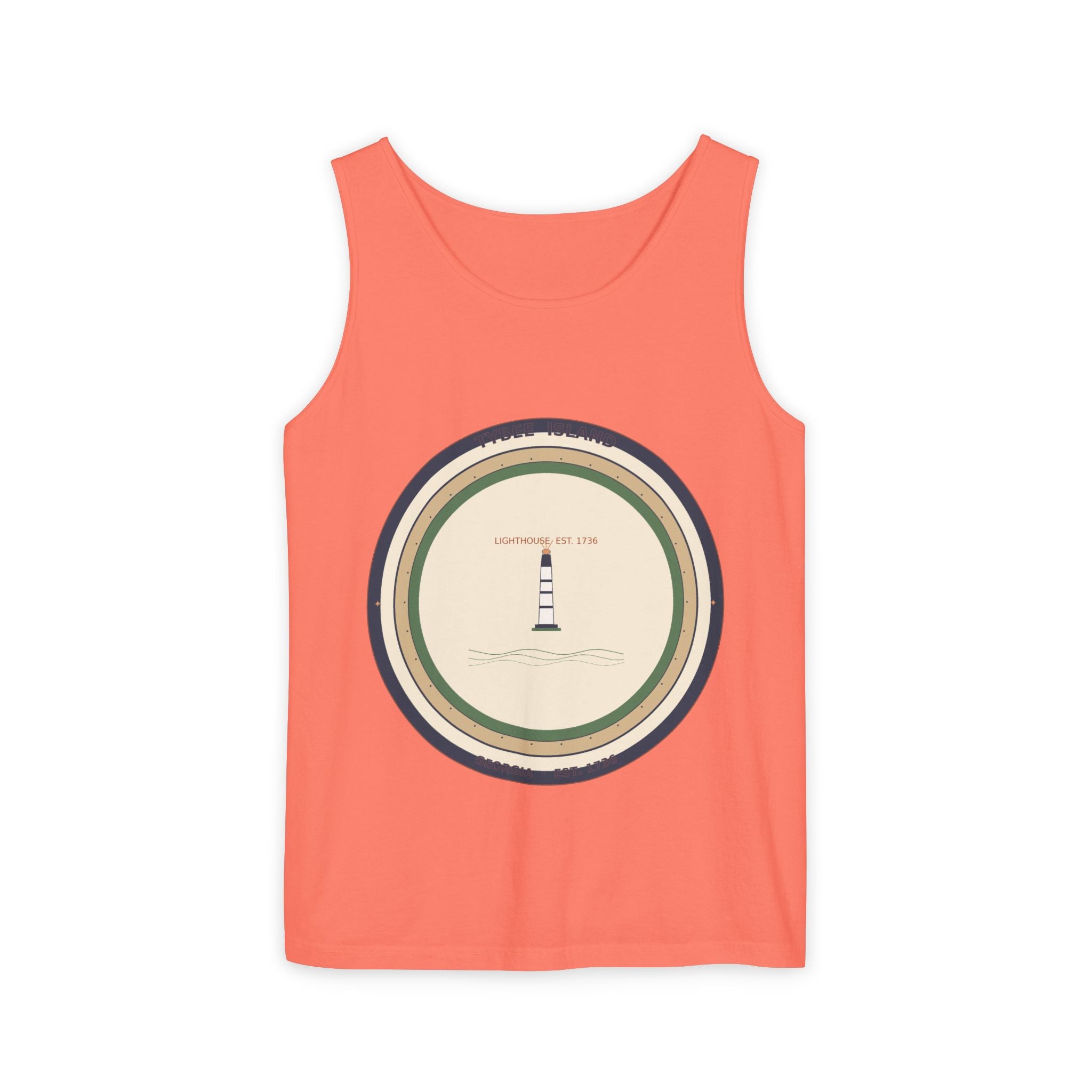 Tybee Island Tank Top | Comfort Colors | Coastal Summer Georgia
