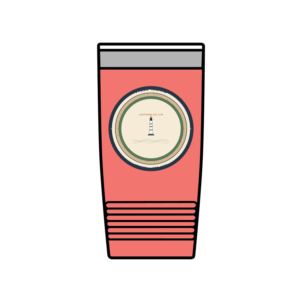 Tybee Island 20oz Tumbler | Tybee Lighthouse Badge | Georgia