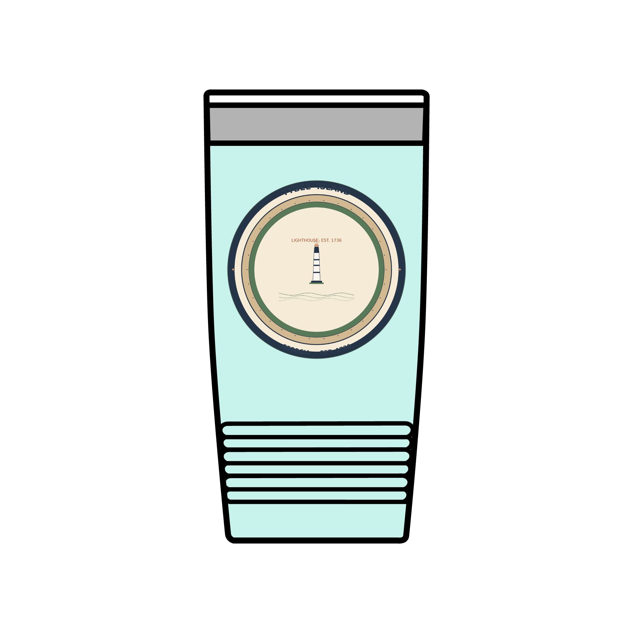 Tybee Island 20oz Tumbler | Tybee Lighthouse Badge | Georgia