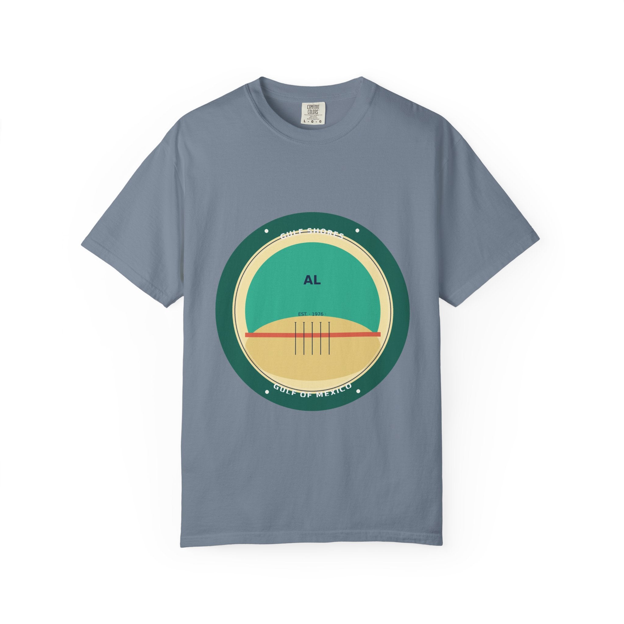 Gulf Shores Alabama Tee | Coastal Badge Art