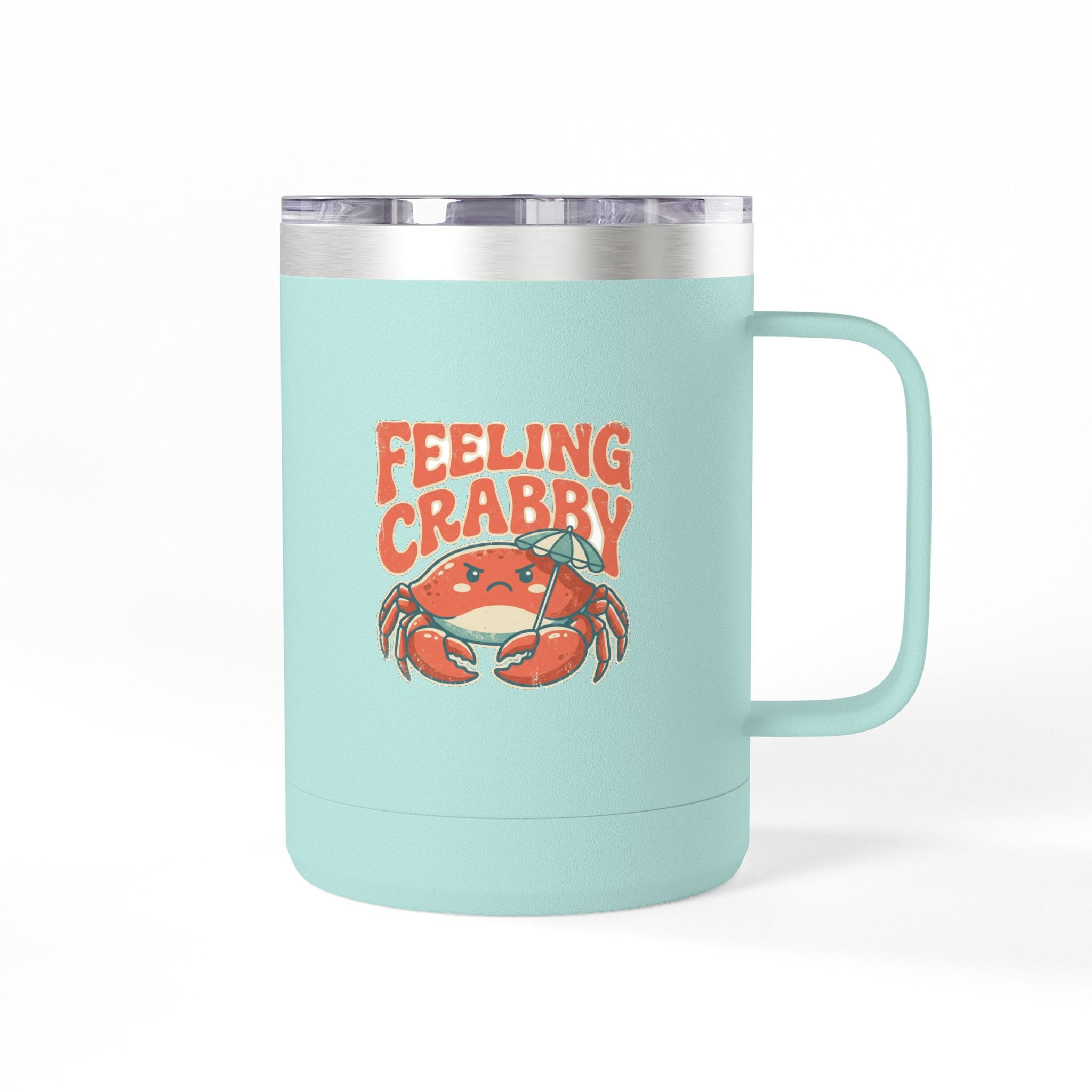 Feeling Crabby 15oz Tumbler | Crab Beach Drinkware