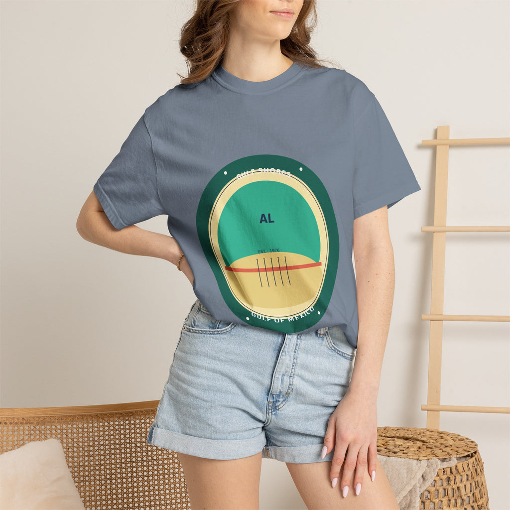 Gulf Shores Alabama Tee | Coastal Badge Art
