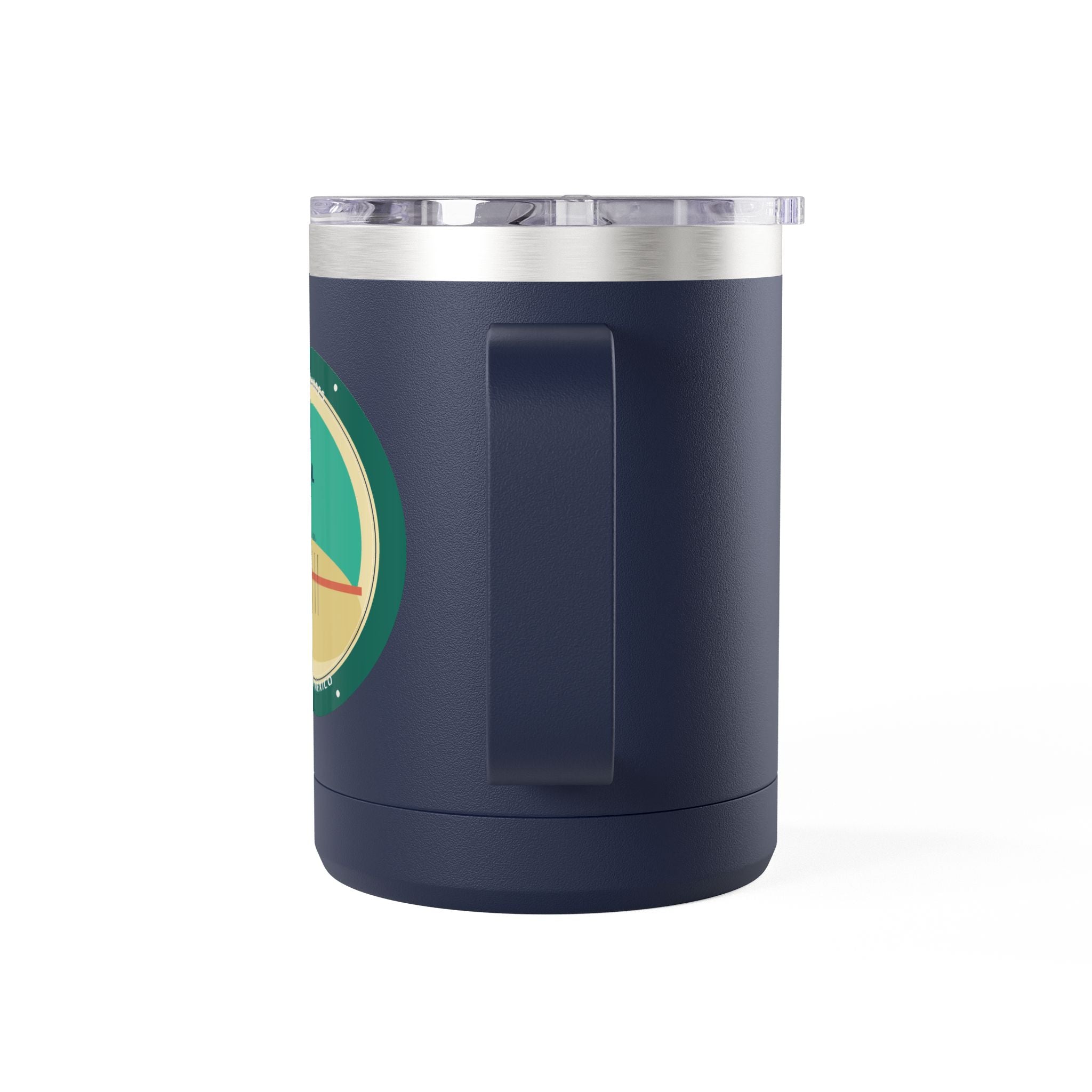 Gulf Shores Alabama 15oz Travel Mug | Coastal Badge Art