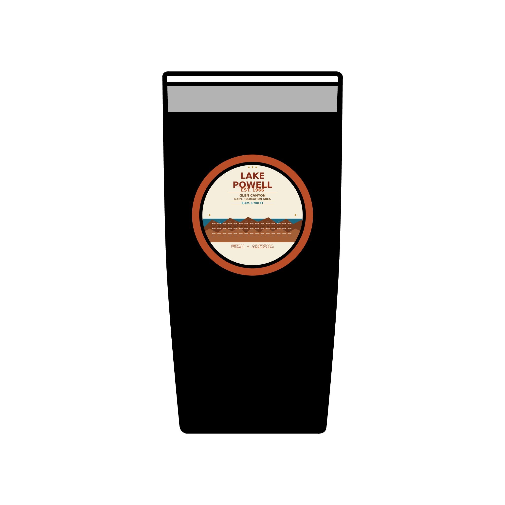 Lake Powell Desert Badge 20oz Tumbler | Comfort Colors