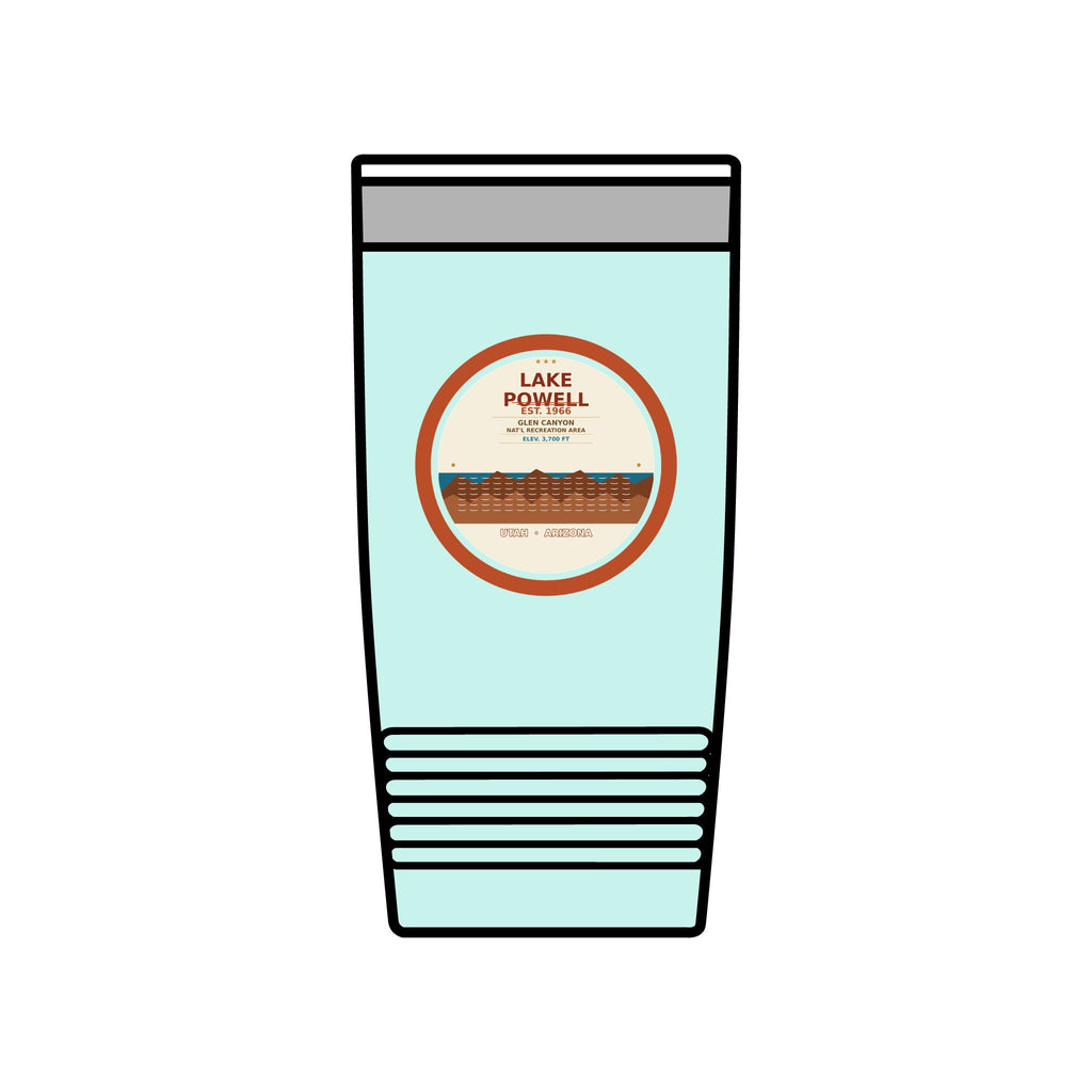 Lake Powell Desert Badge 20oz Tumbler | Comfort Colors