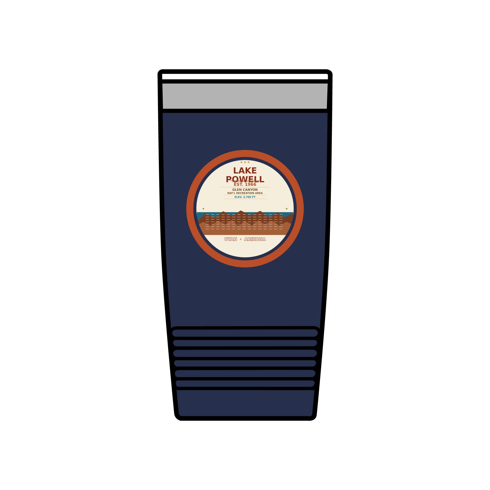 Lake Powell Desert Badge 20oz Tumbler | Comfort Colors