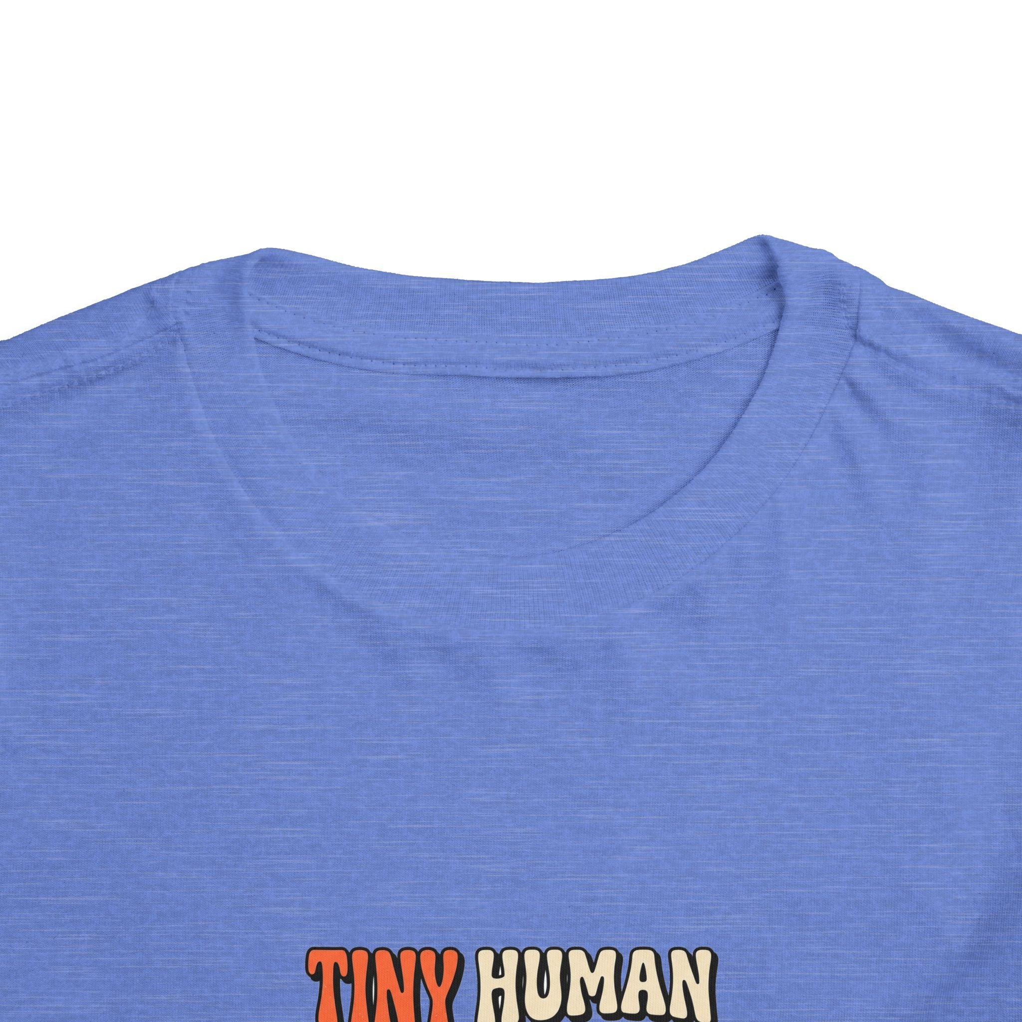 Tiny Human Big Opinions Toddler Shirt Funny Retro Tee
