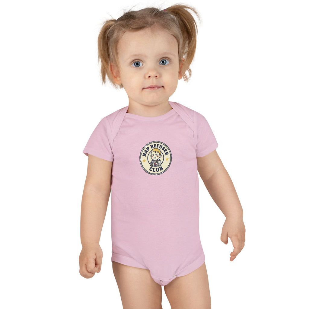 Nap Refuser Club Baby Bodysuit Funny Newborn Gift
