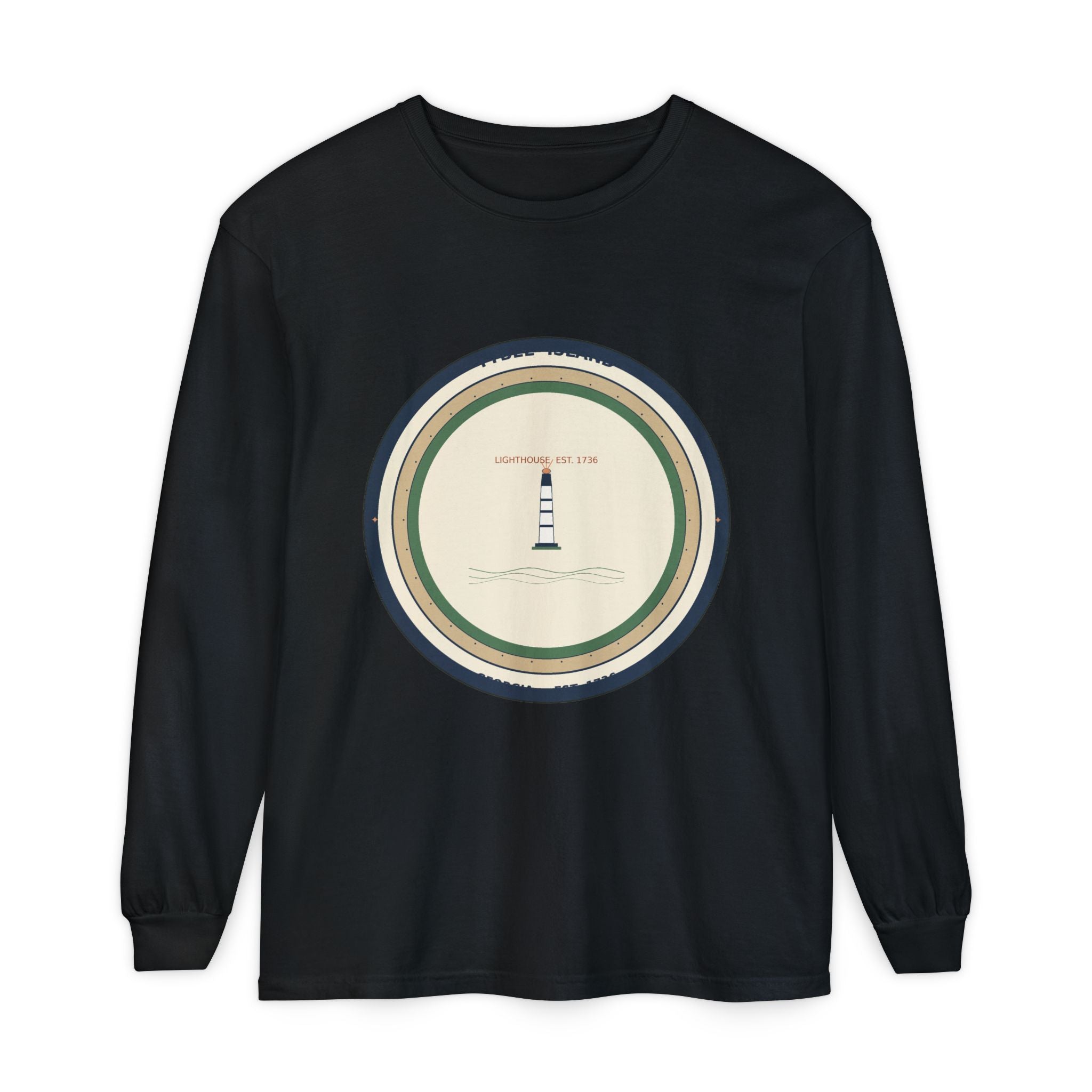 Tybee Island Long Sleeve | Tybee Lighthouse Badge | Georgia Coast