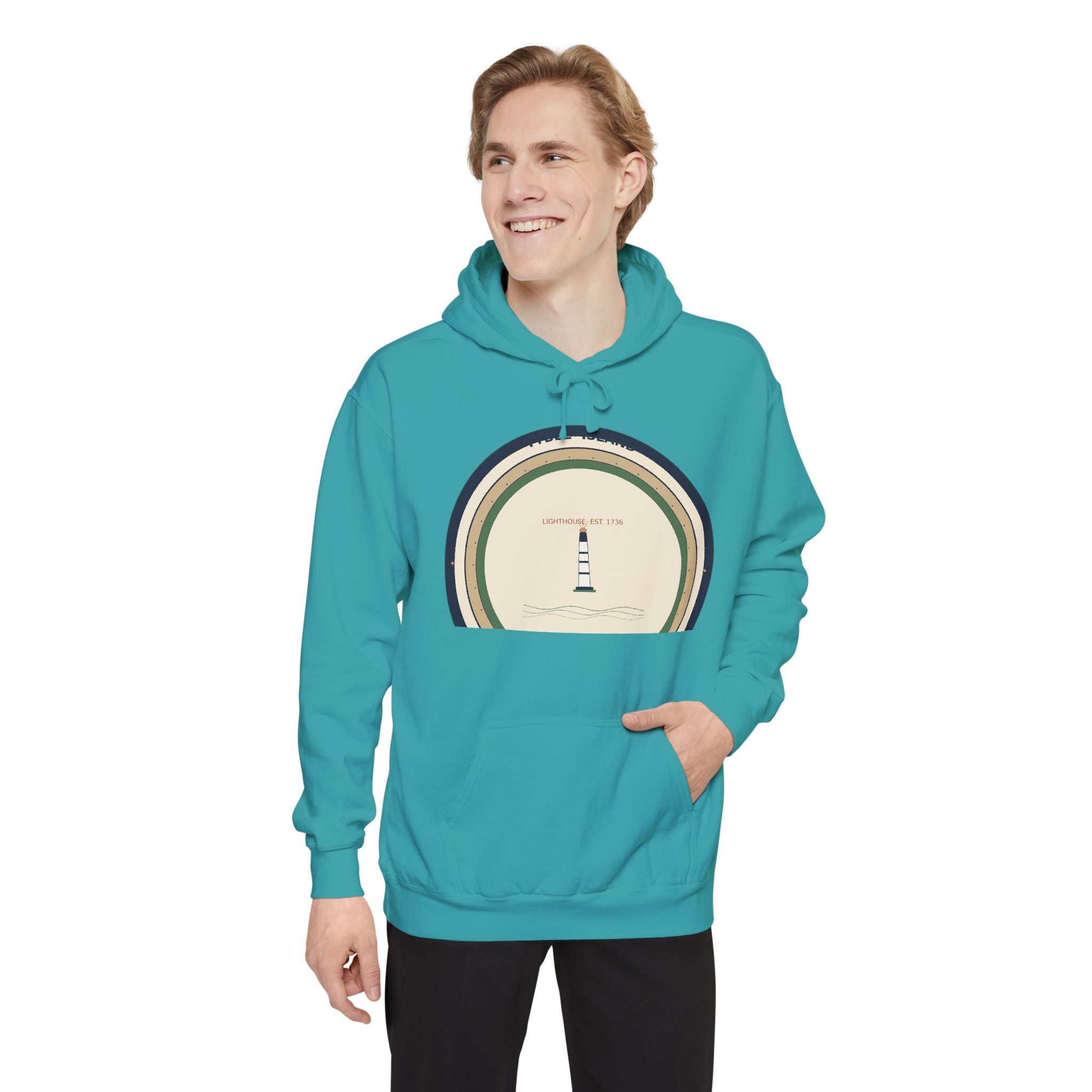 Tybee Island Hoodie | Tybee Lighthouse Badge | Georgia Coast