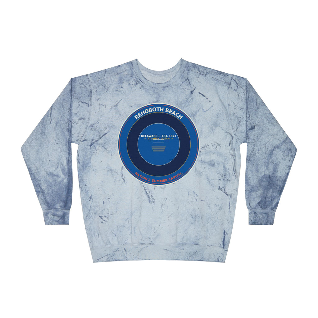 Rehoboth Beach Delaware Crewneck | Vintage Boardwalk Badge Sweatshirt