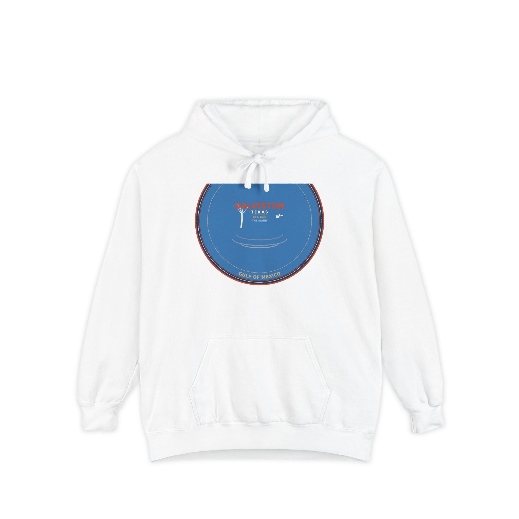 Galveston Texas Hoodie | Vintage Coastal Badge | CC 1567