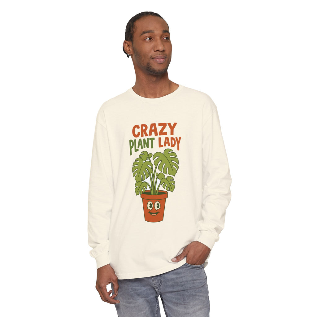 Crazy Plant Lady Long Sleeve Shirt | Plant Mom LS Tee