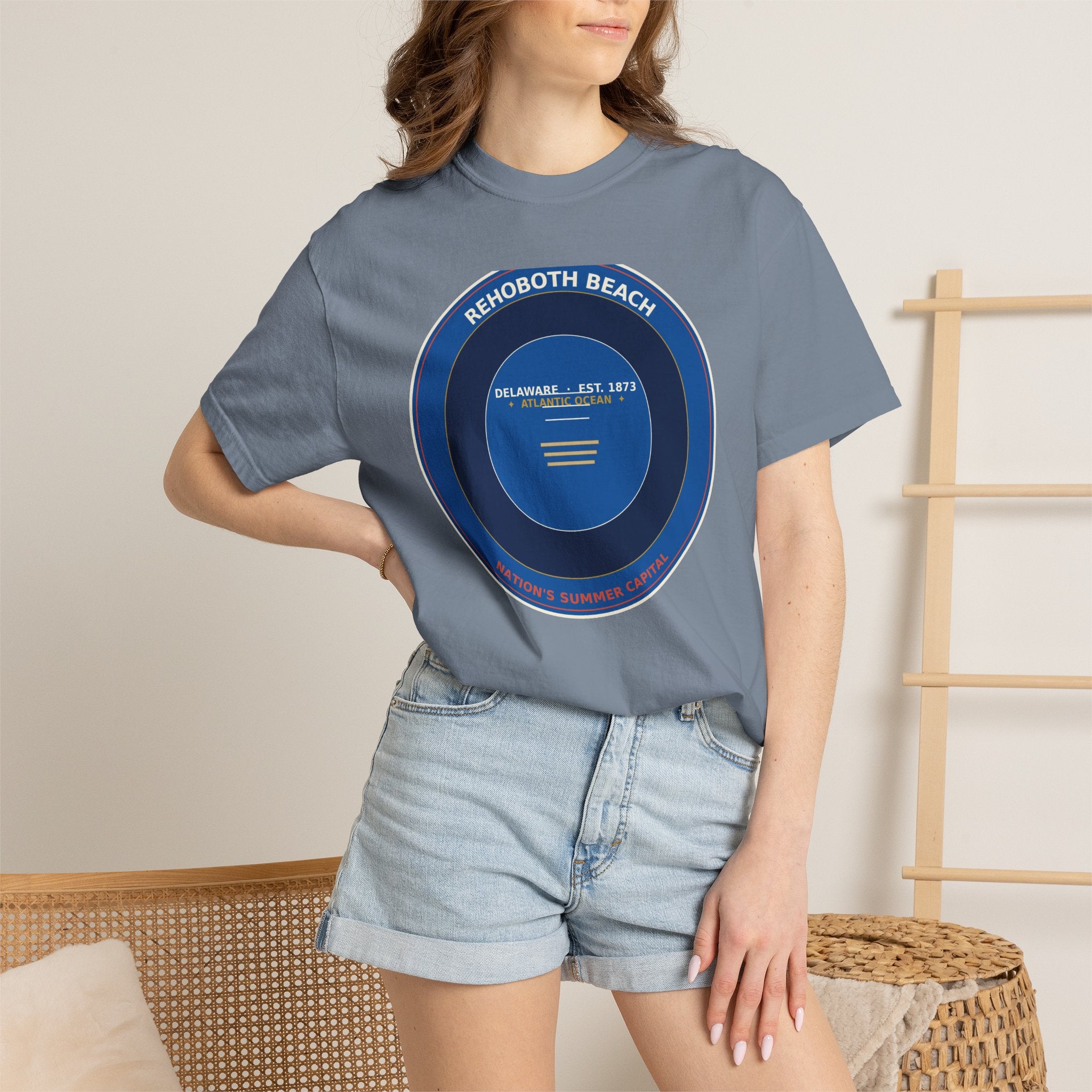 Rehoboth Beach Delaware Tee | Vintage Boardwalk Badge