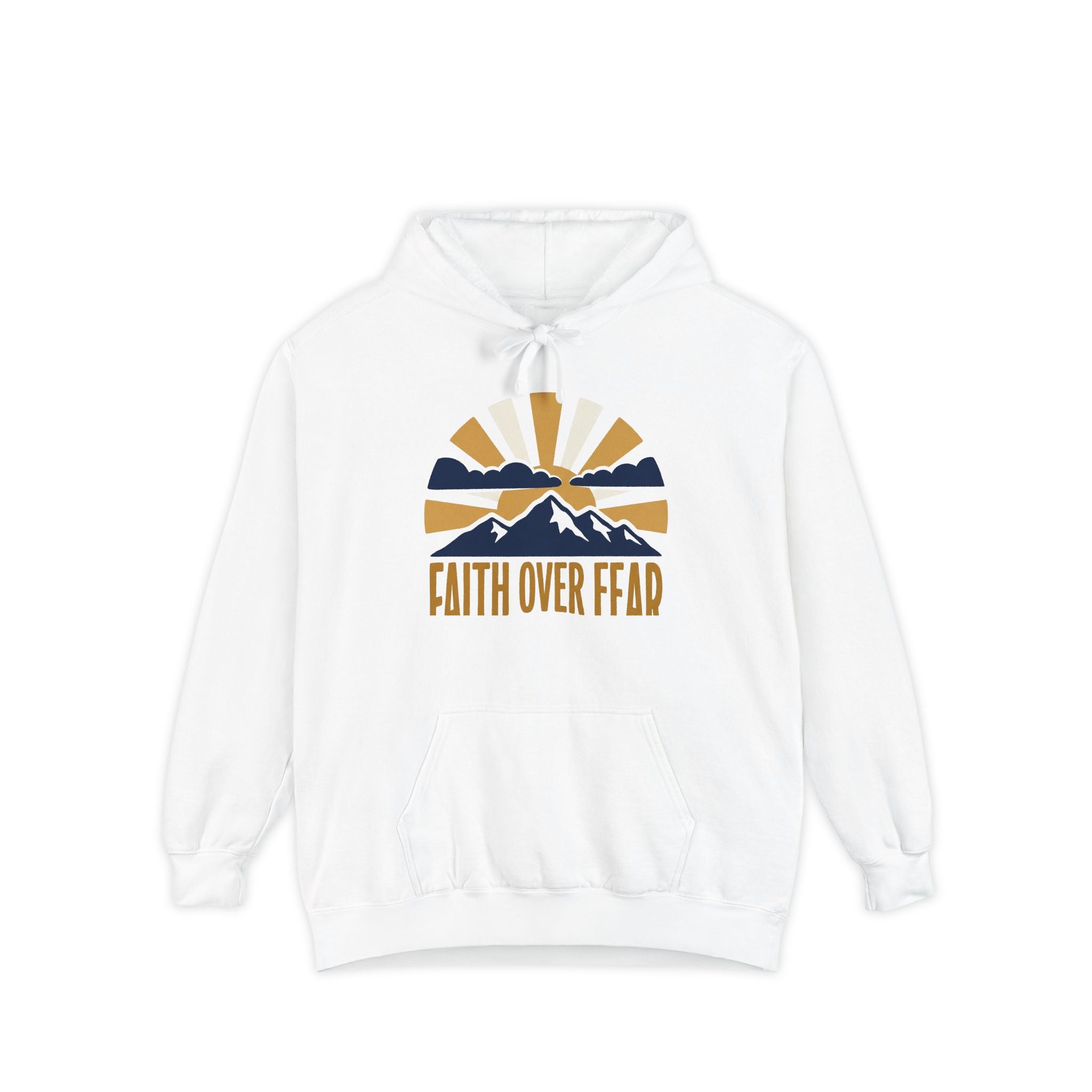 Faith Over Fear Hoodie | Inspirational Christian Sweatshirt