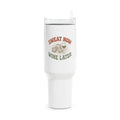 Sweat Now Wine Later 40oz Tumbler — Big Insulated Cup with Handle | Funny Gym &amp; Wine Gift