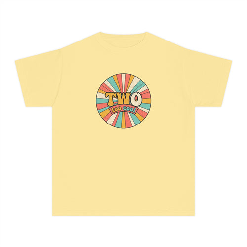 2nd Birthday Shirt TWO Too Cool Youth Comfort Colors Tee