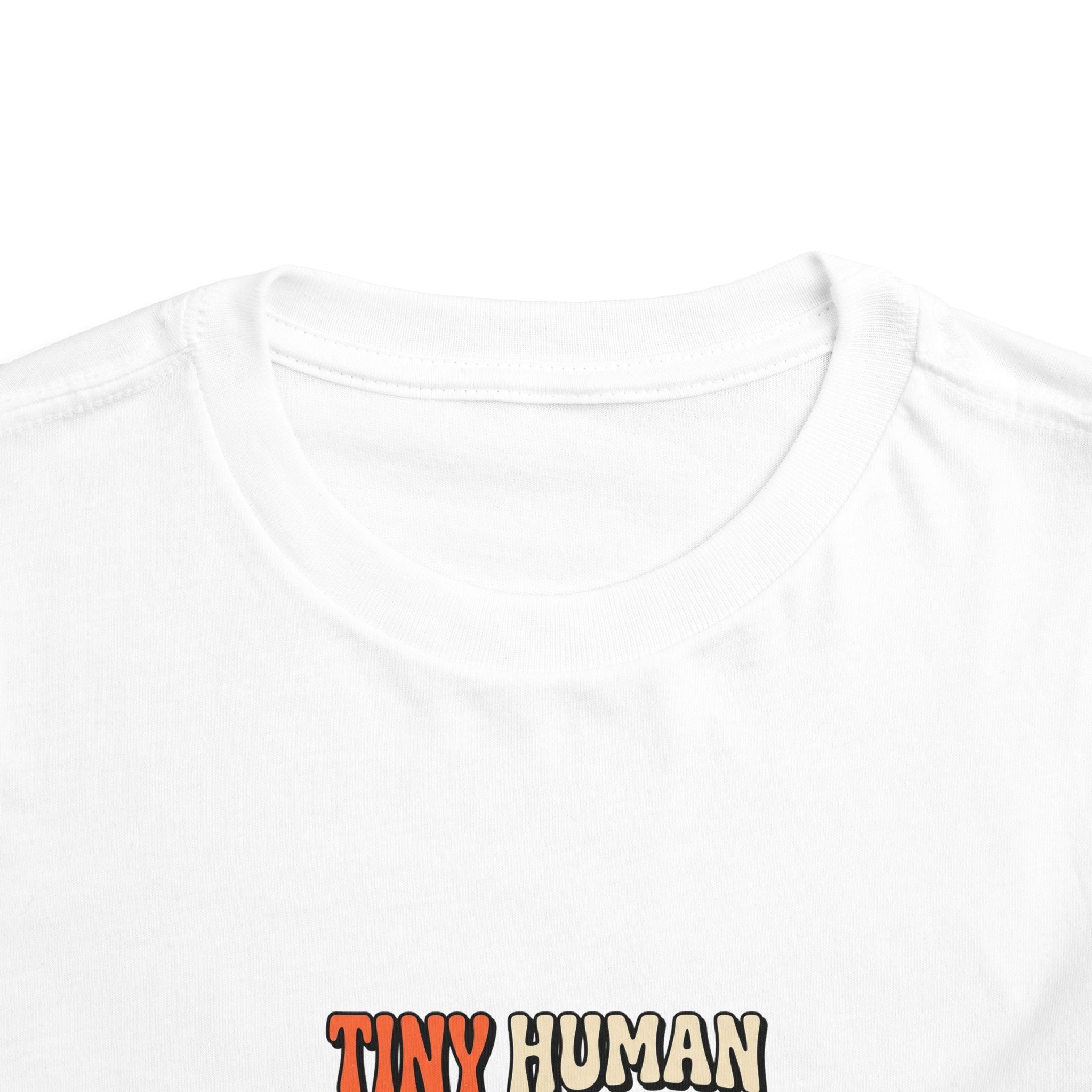 Tiny Human Big Opinions Toddler Shirt Funny Retro Tee