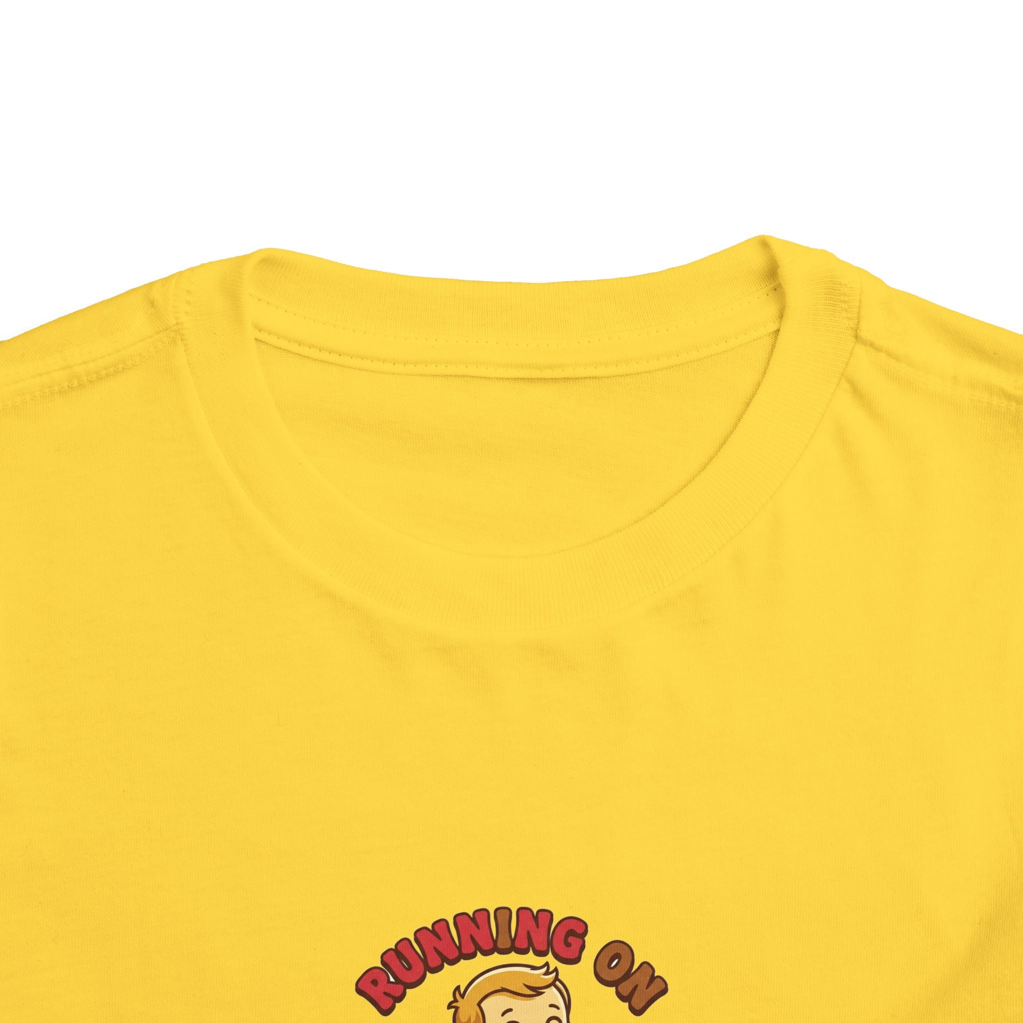 Running on Snacks and Giggles Toddler Shirt Funny Tee