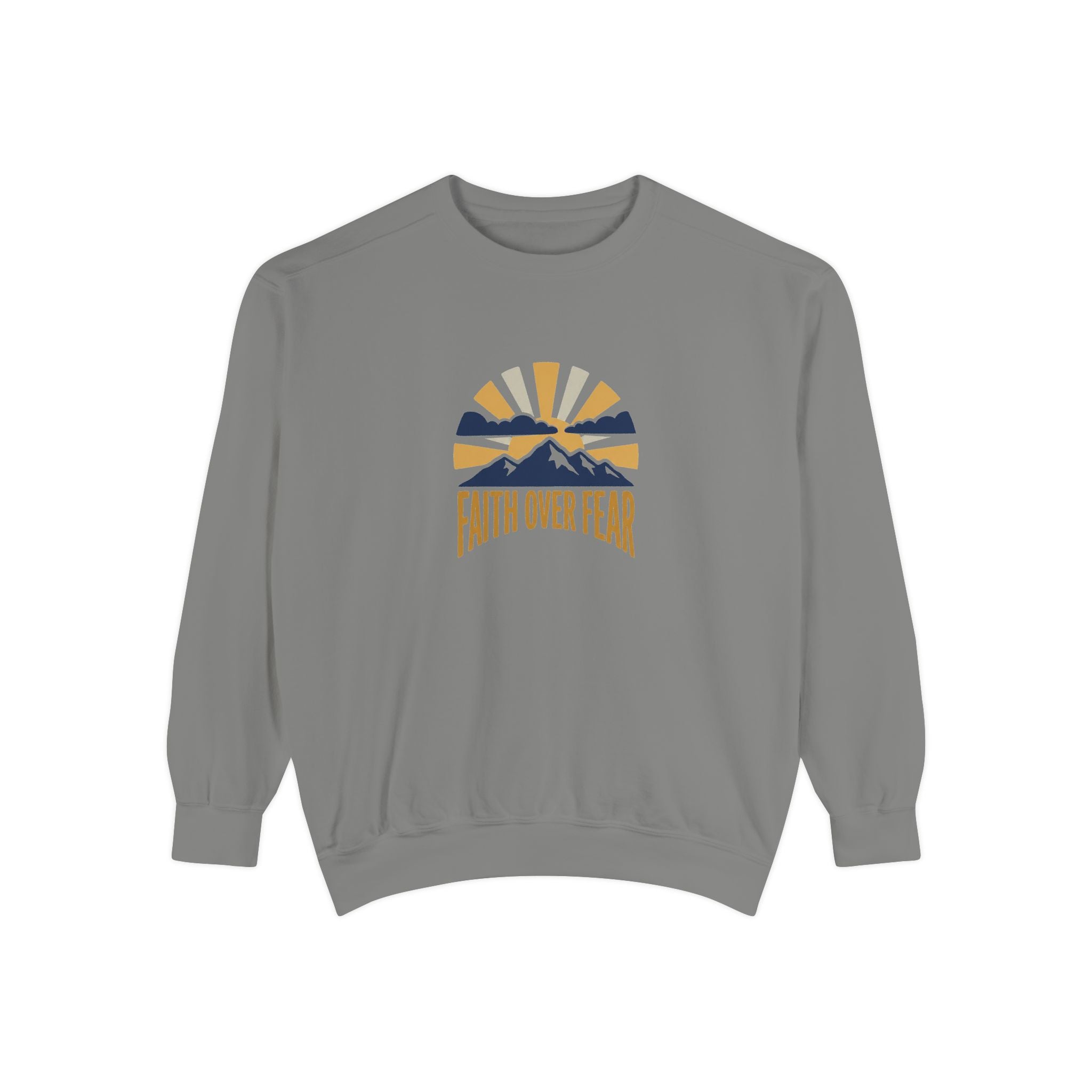 Faith Over Fear Crewneck Sweatshirt | Christian Inspirational