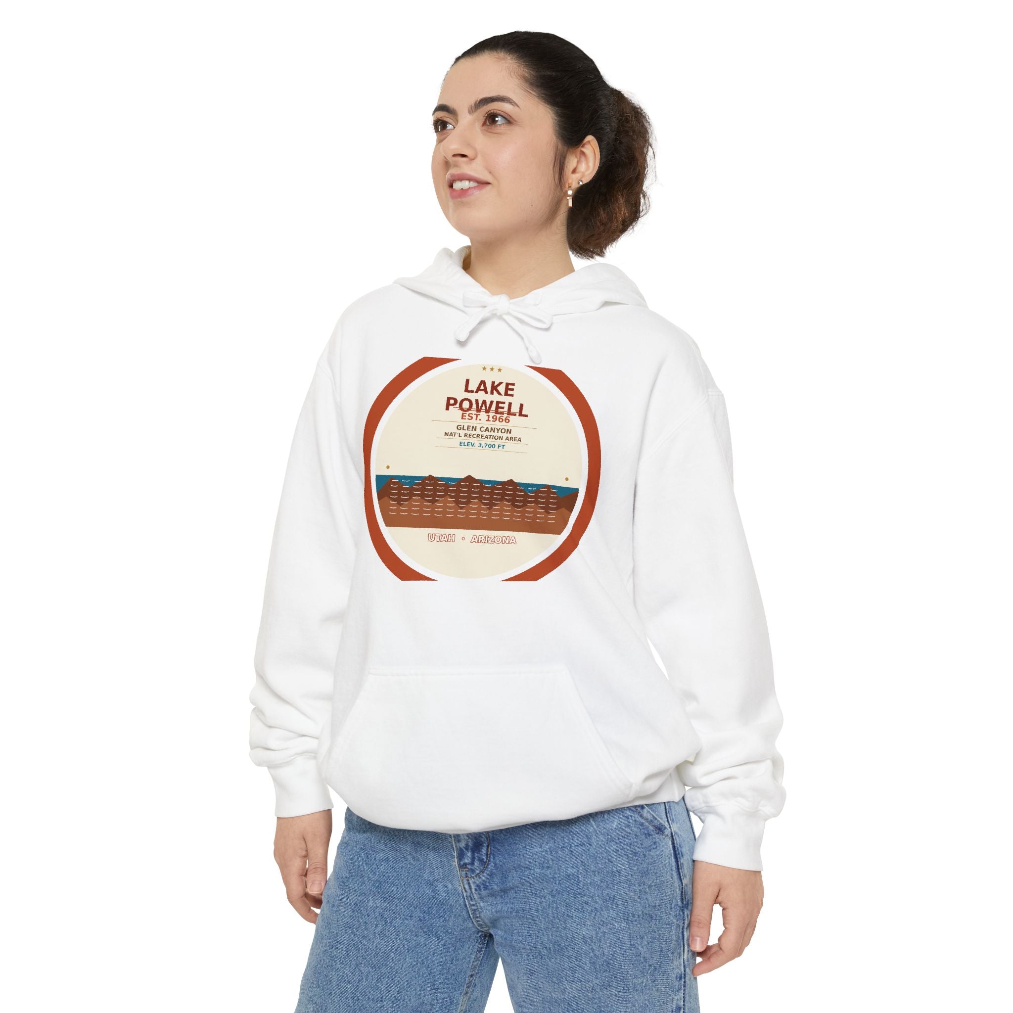 Lake Powell Desert Badge Hoodie | Comfort Colors 1567