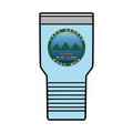 Lake George Adirondacks Badge 30oz Tumbler