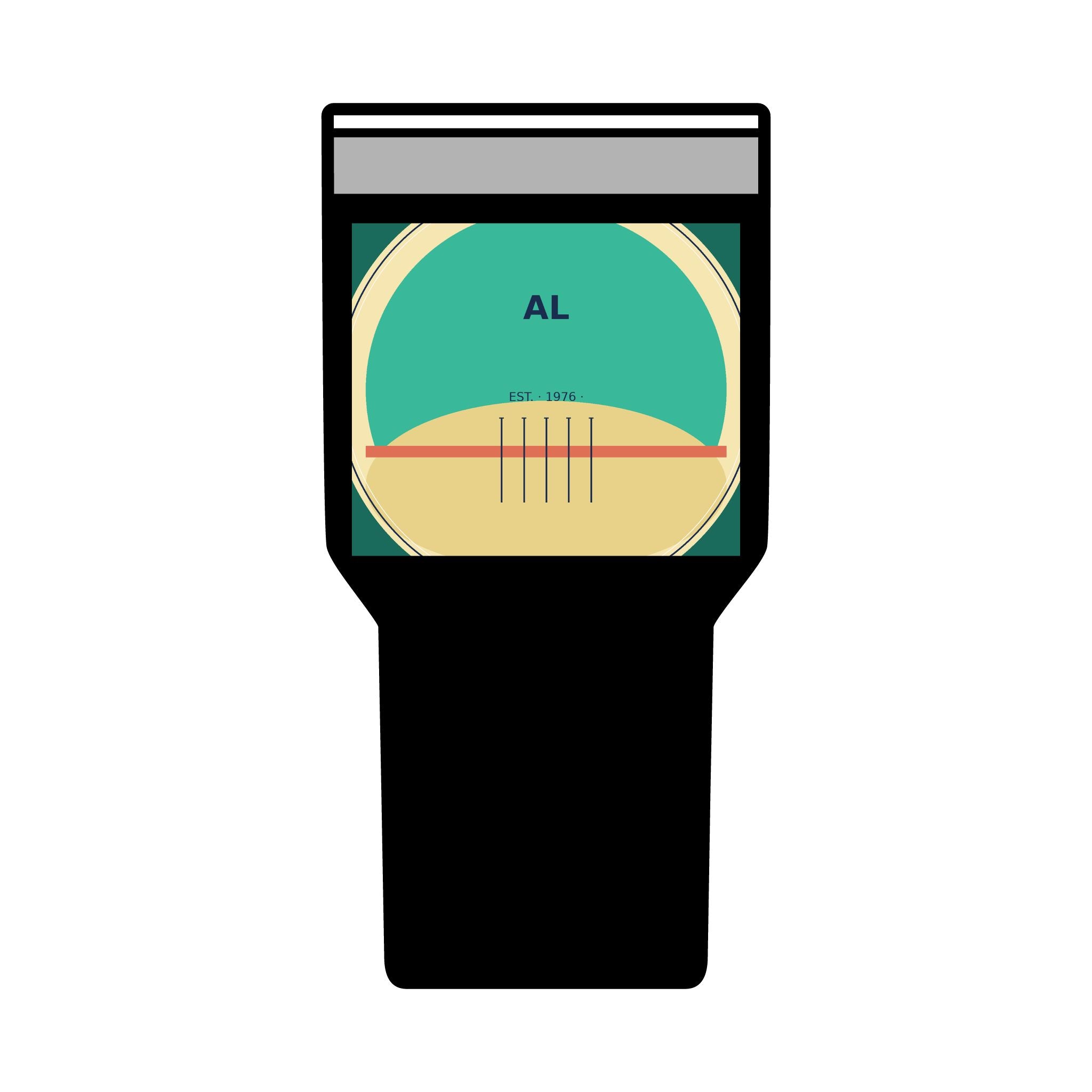Gulf Shores Alabama 30oz Tumbler | Coastal Badge Art