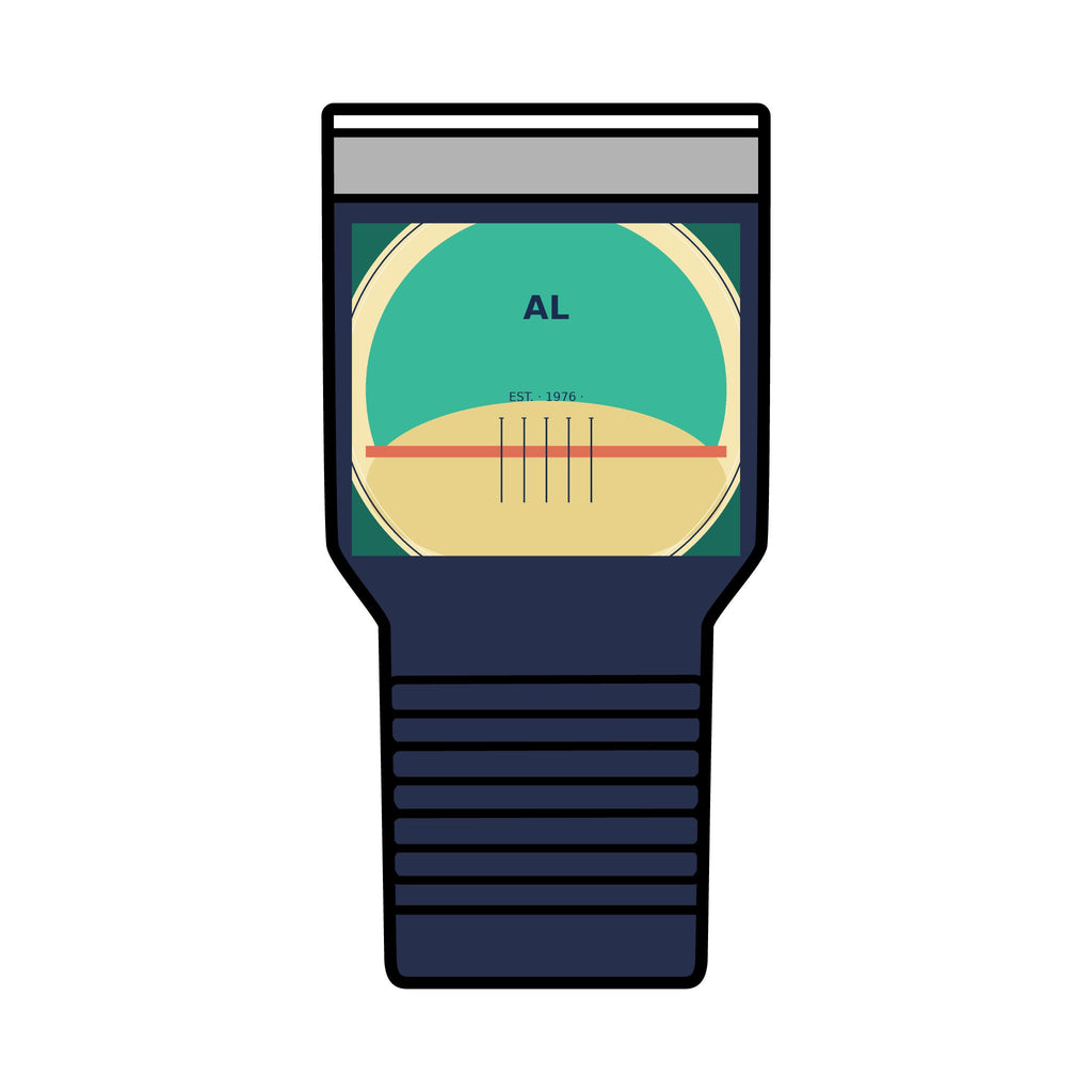 Gulf Shores Alabama 30oz Tumbler | Coastal Badge Art