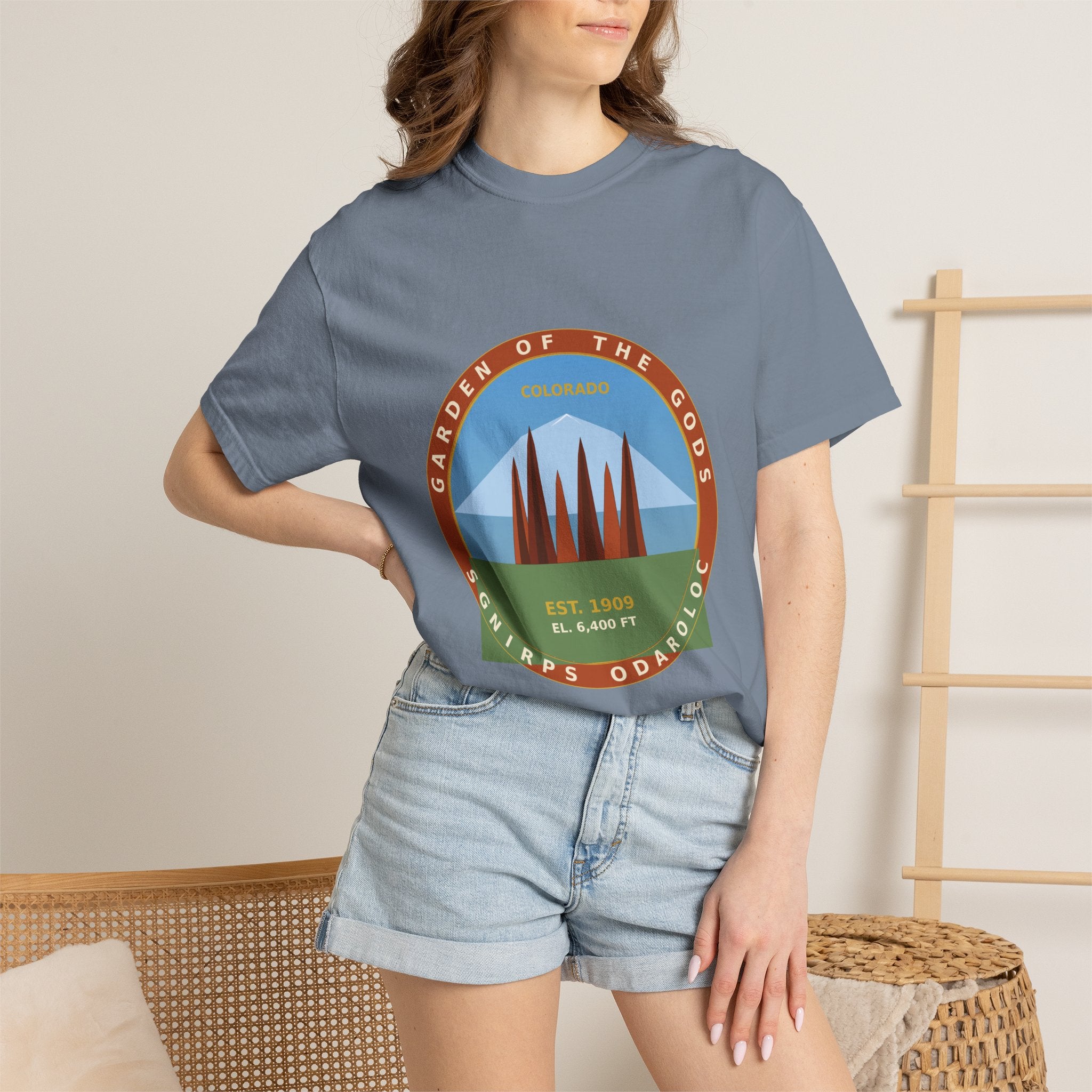 Garden of the Gods Colorado Badge T-Shirt