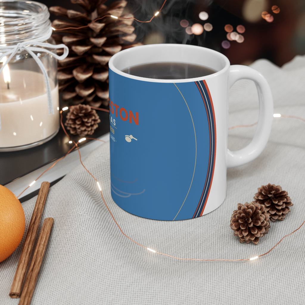 Galveston Texas Mug | Gulf Coast Vintage Badge | 11oz