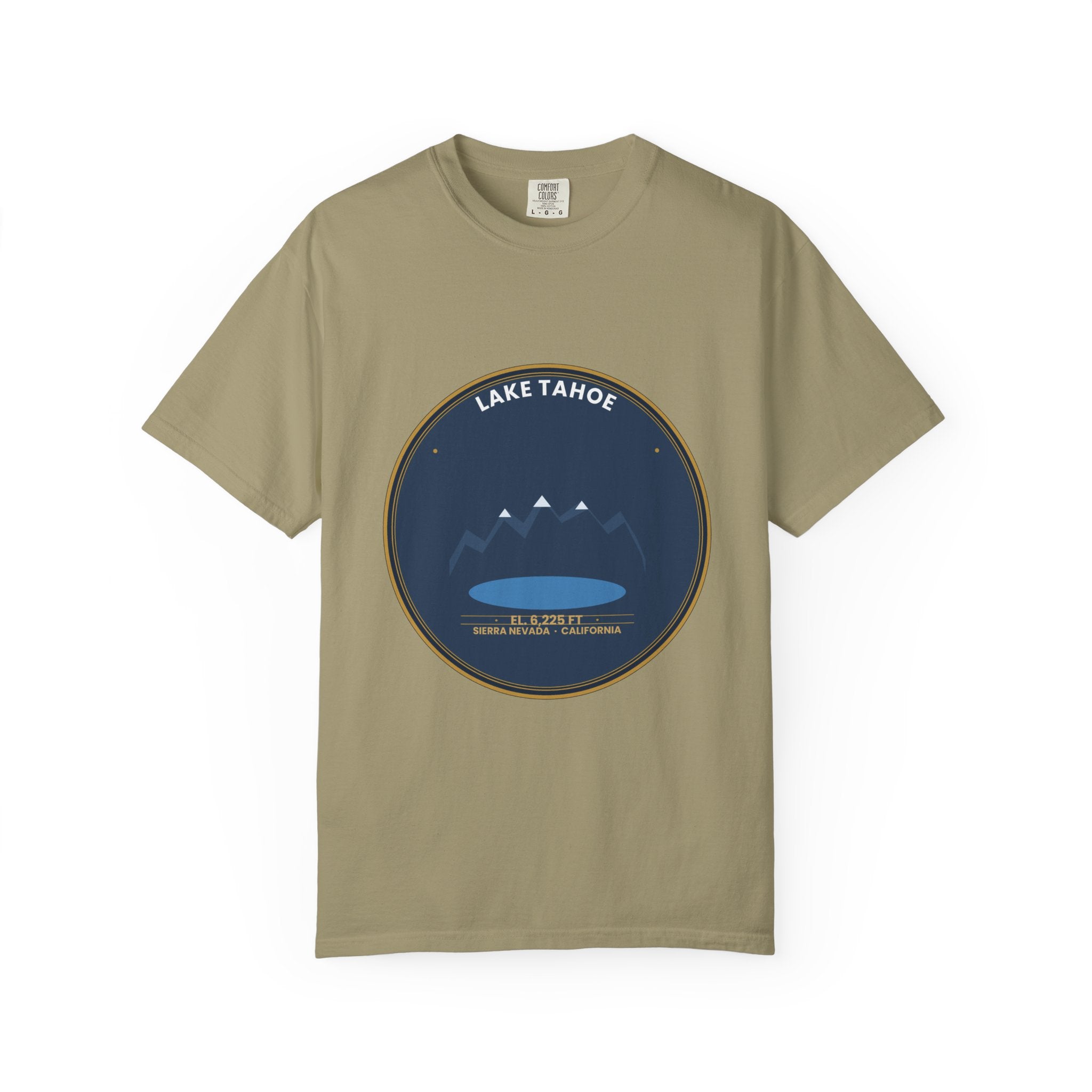 Lake Tahoe Alpine Badge Tee | Comfort Colors 1717