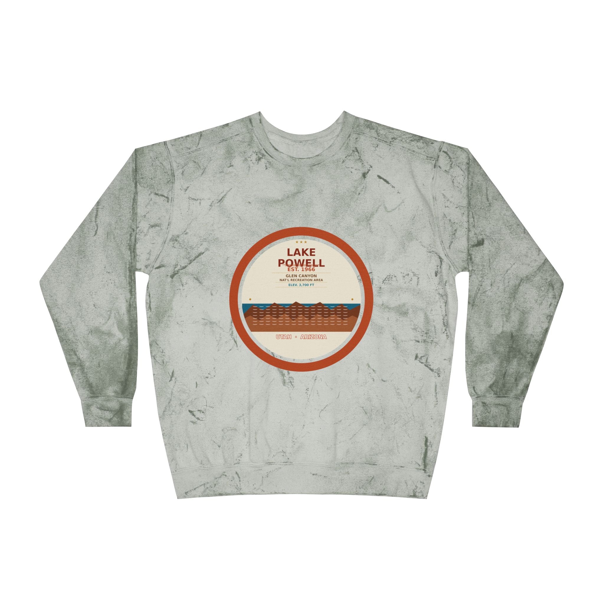 Lake Powell Desert Badge Crewneck | Comfort Colors 1466
