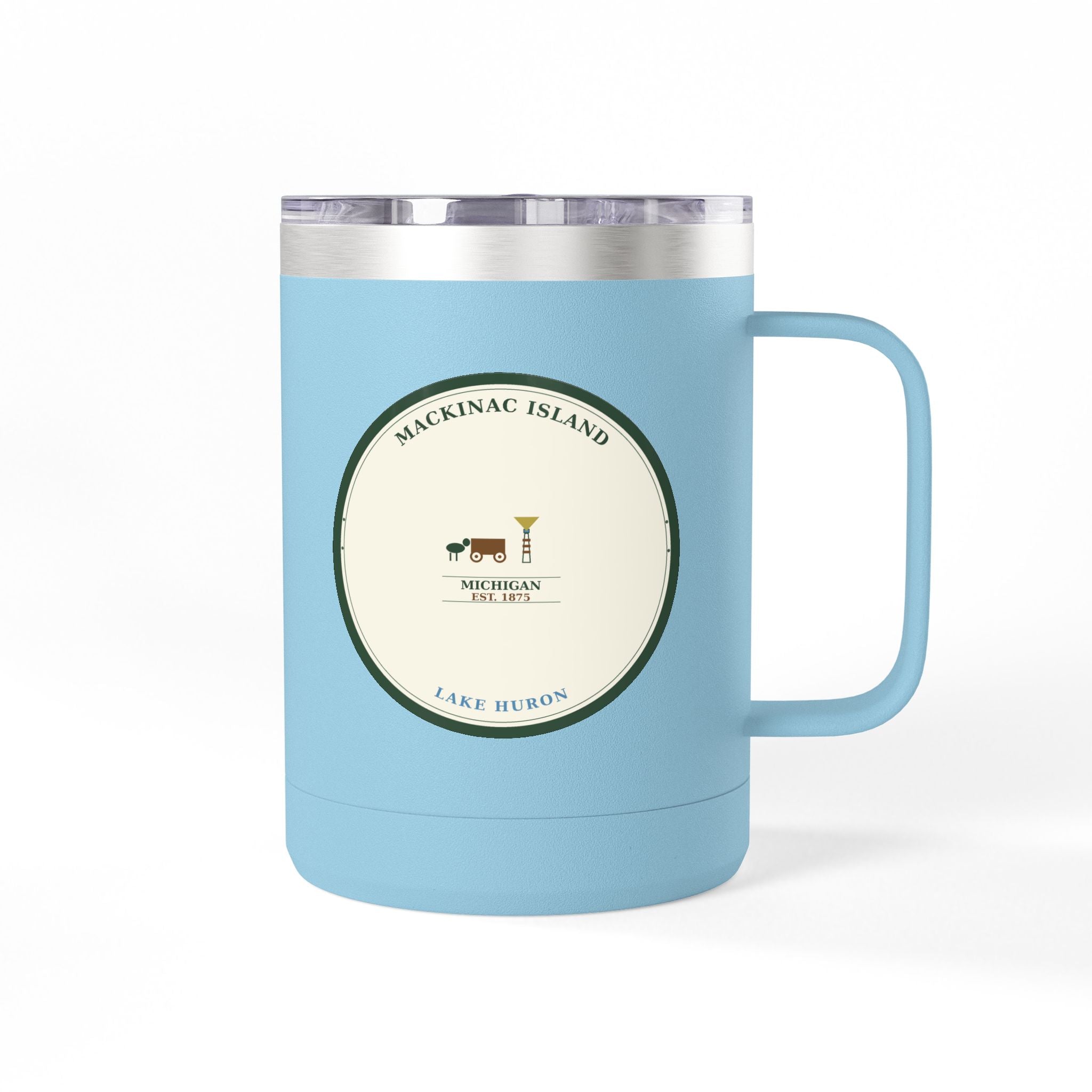 Mackinac Island 15oz Travel Mug