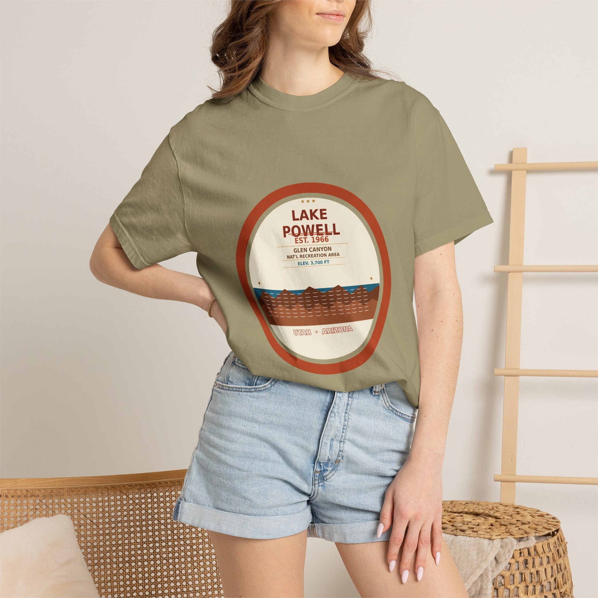 Lake Powell Desert Badge Tee | Comfort Colors 1717