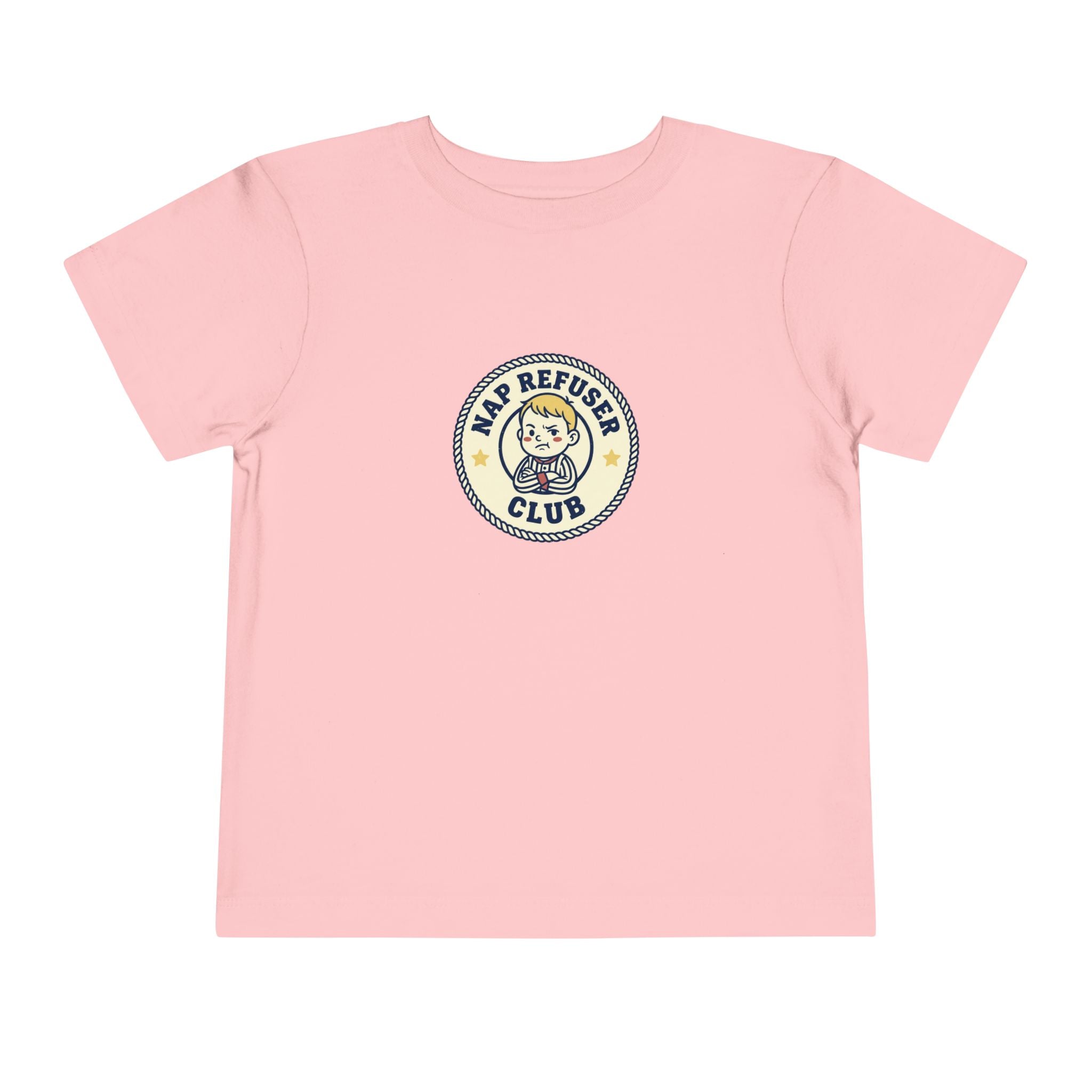 Nap Refuser Club Toddler Shirt Funny Nap Badge Tee