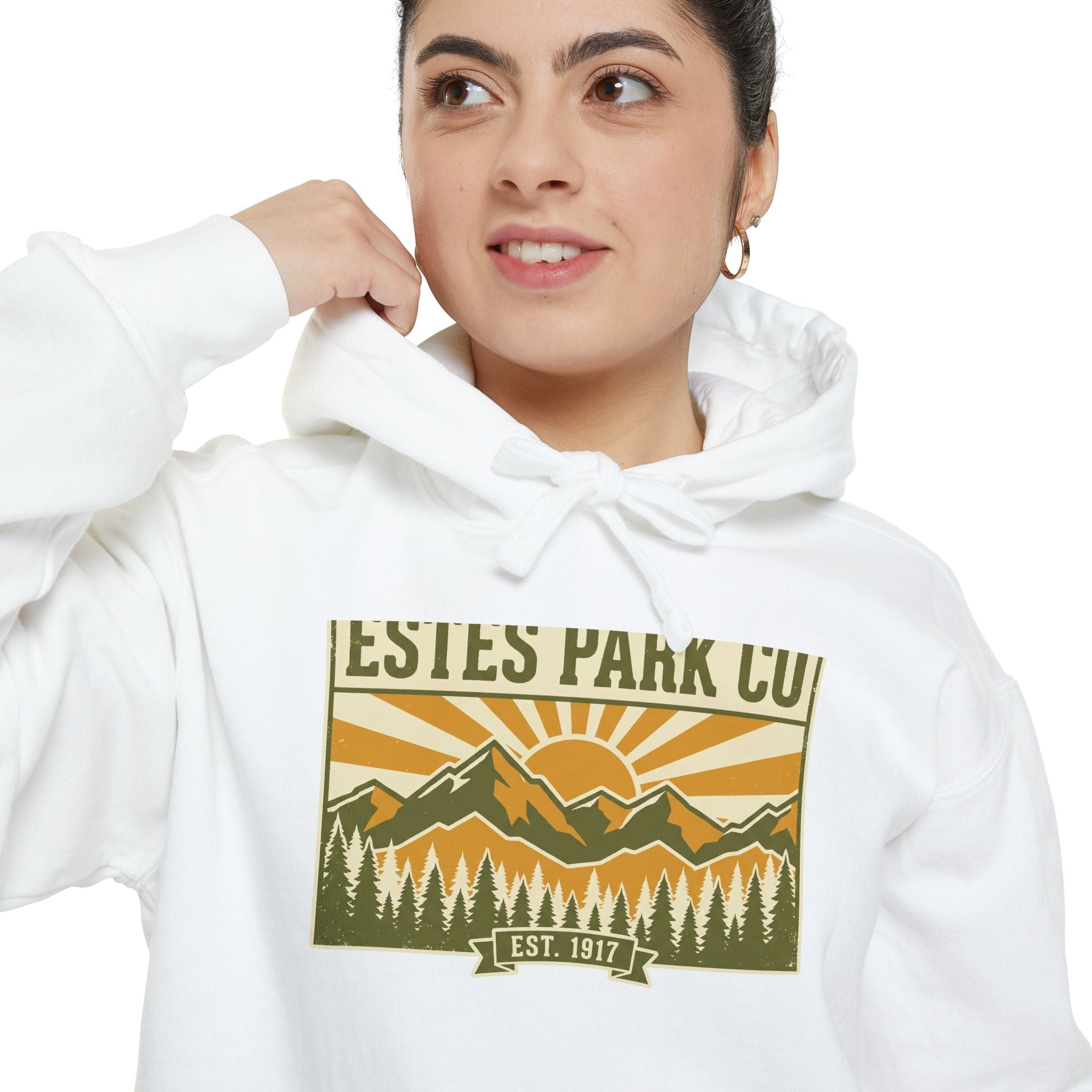 Estes Park CO Vintage Hoodie | EST. 1917 Colorado Mountain Sweatshirt