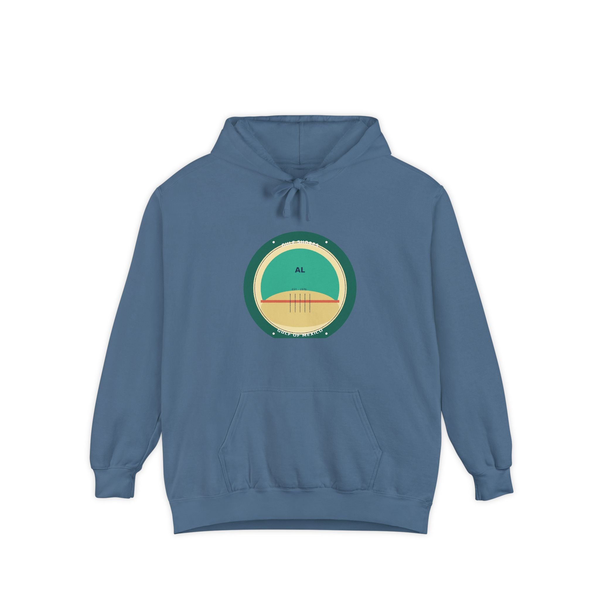 Gulf Shores Alabama Hoodie | Coastal Badge Art