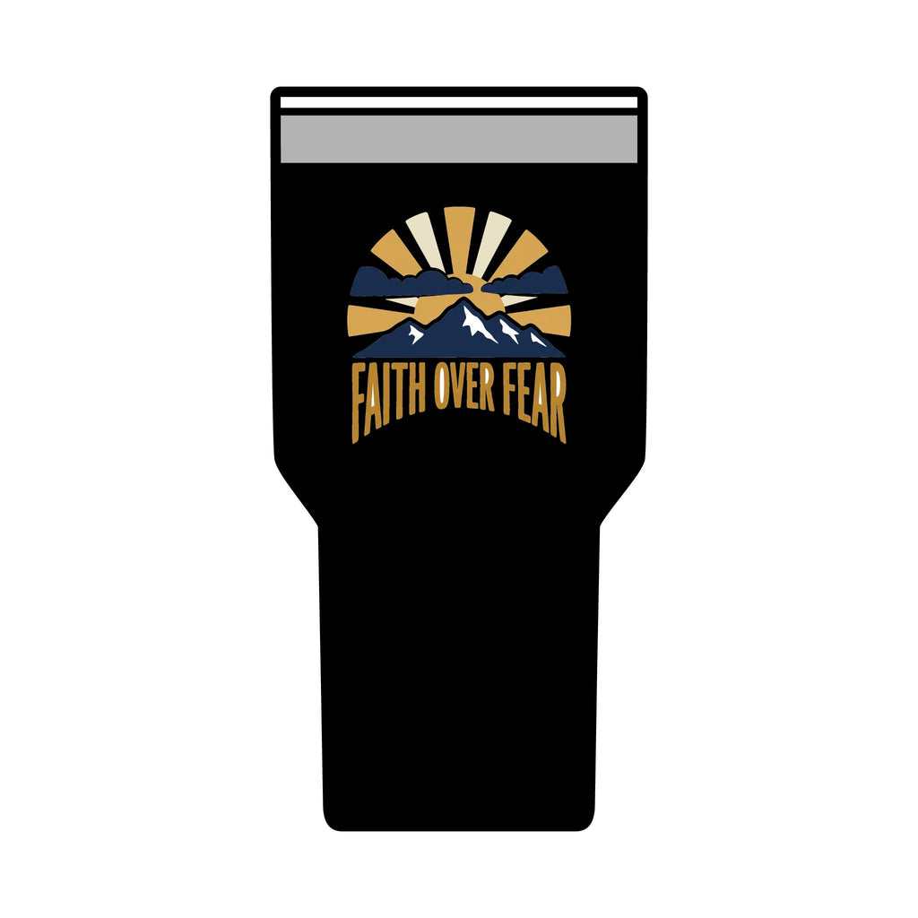 Faith Over Fear 30oz Tumbler | Christian Water Bottle