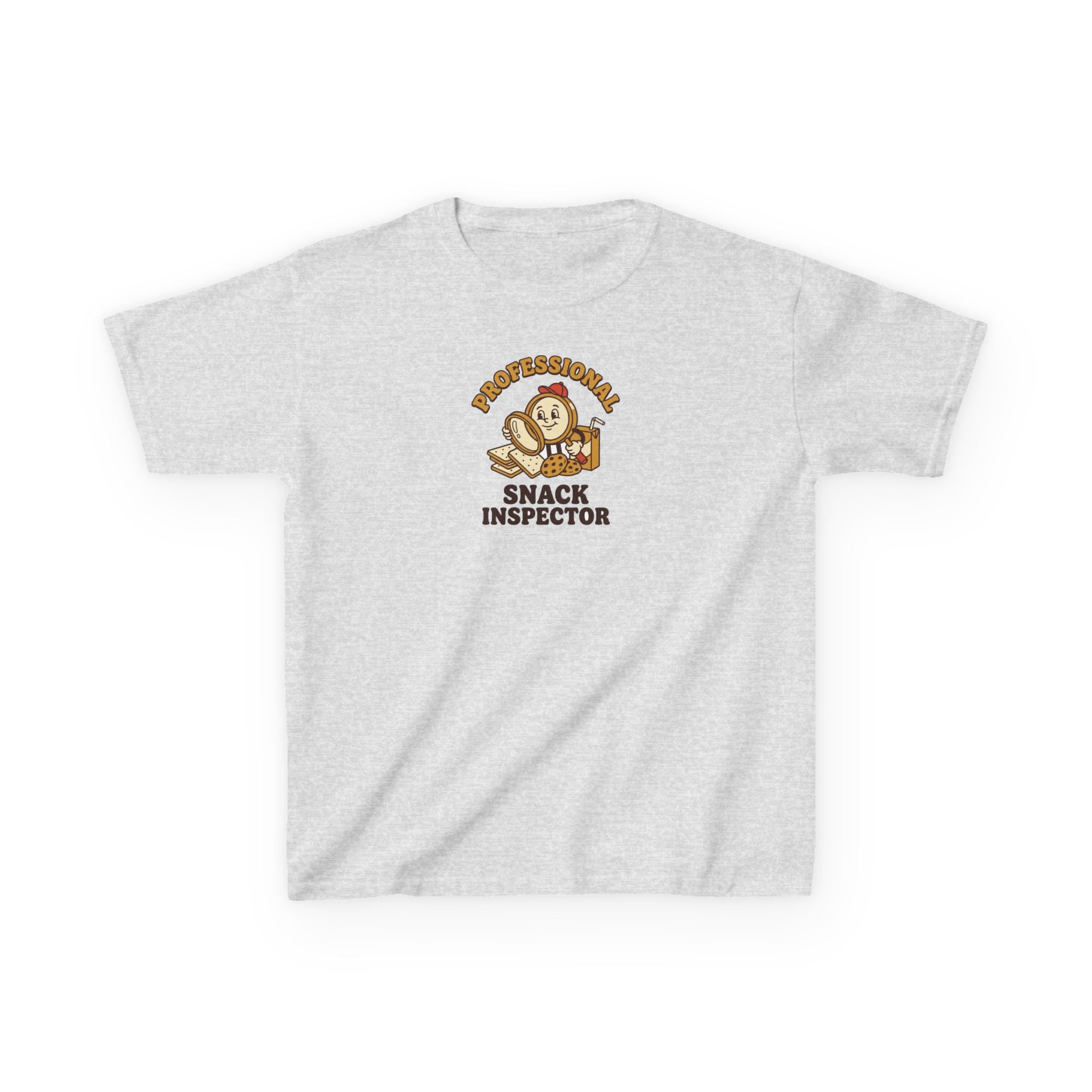 Professional Snack Inspector Shirt Funny Toddler Kids Tee