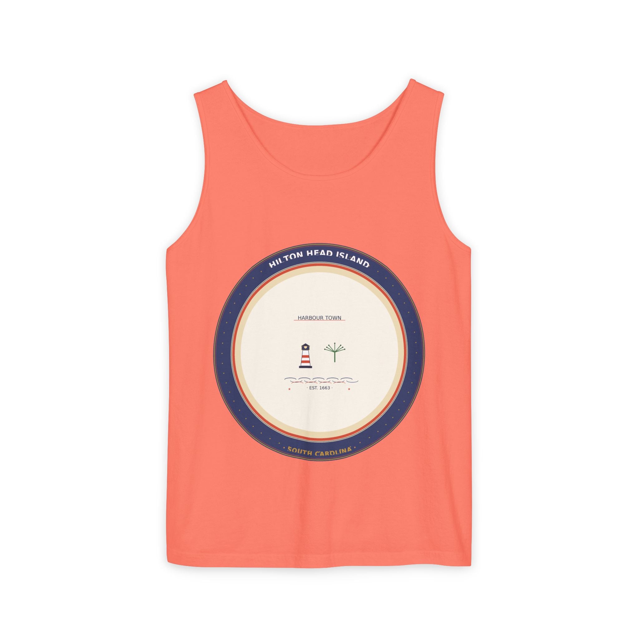Hilton Head Island Tank Top | Comfort Colors | Coastal Summer