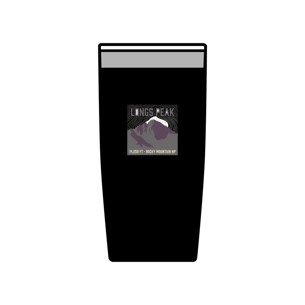Longs Peak 20oz Tumbler — Colorado 14er insulated tumbler front view