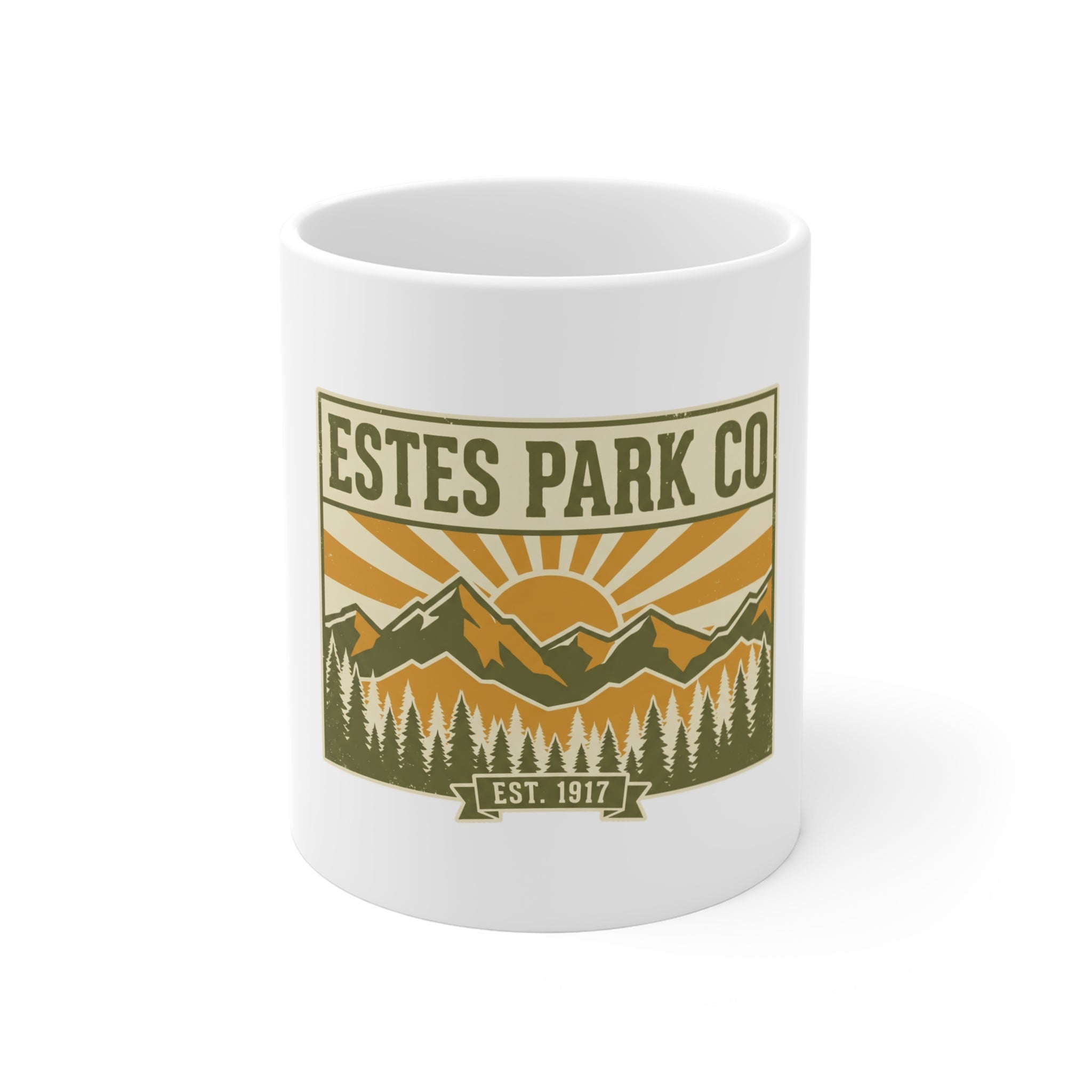Estes Park CO Vintage Mug | EST. 1917 Colorado Coffee Cup 11oz