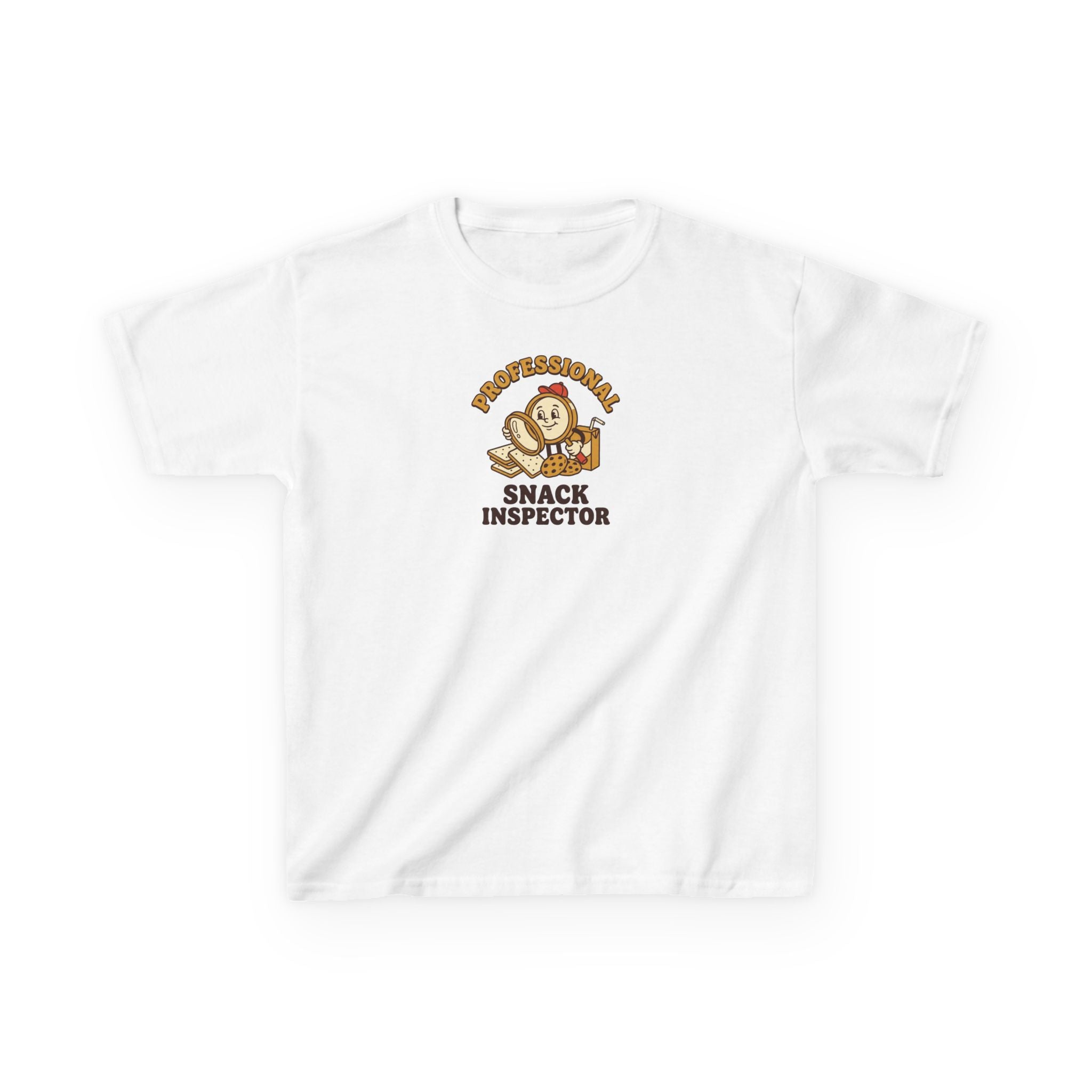 Professional Snack Inspector Shirt Funny Toddler Kids Tee
