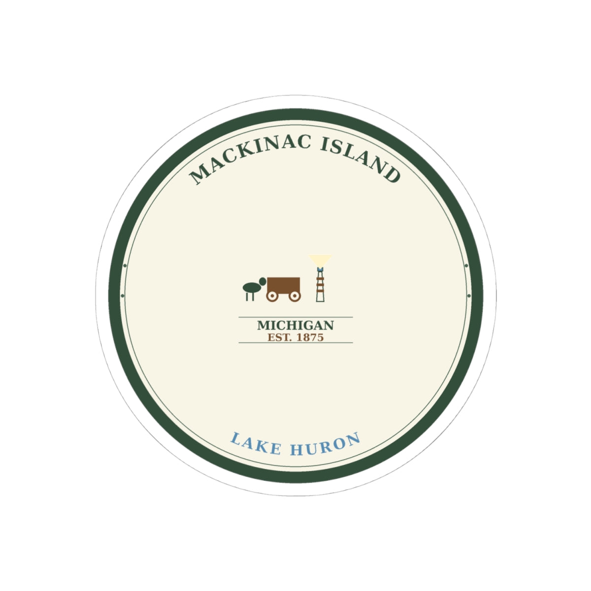 Mackinac Island Sticker