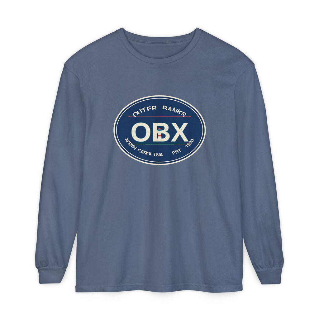 Outer Banks OBX Long Sleeve Tee | Vintage North Carolina Beach Shirt